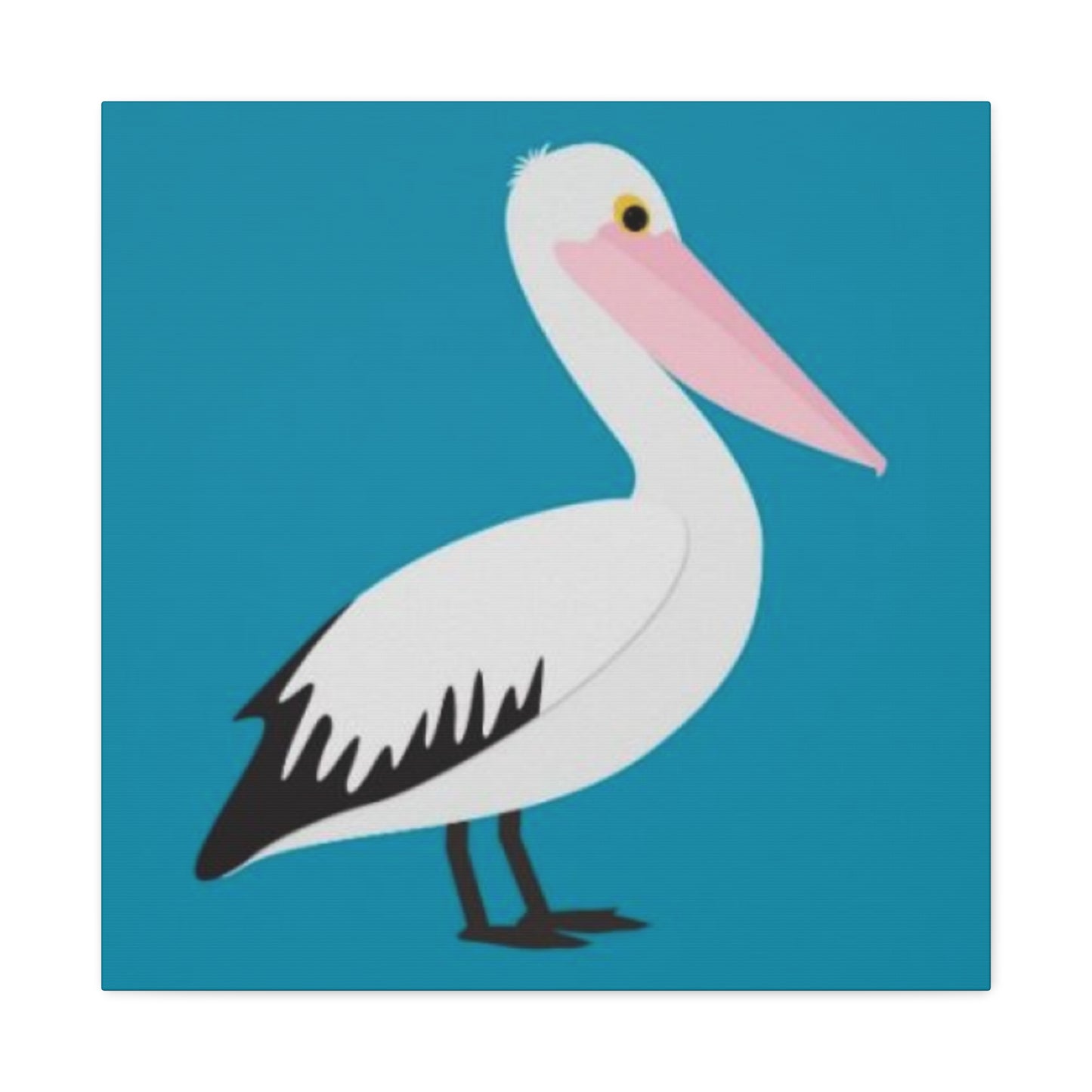 Pelican Cartoon Poster Wall Art & Canvas Prints