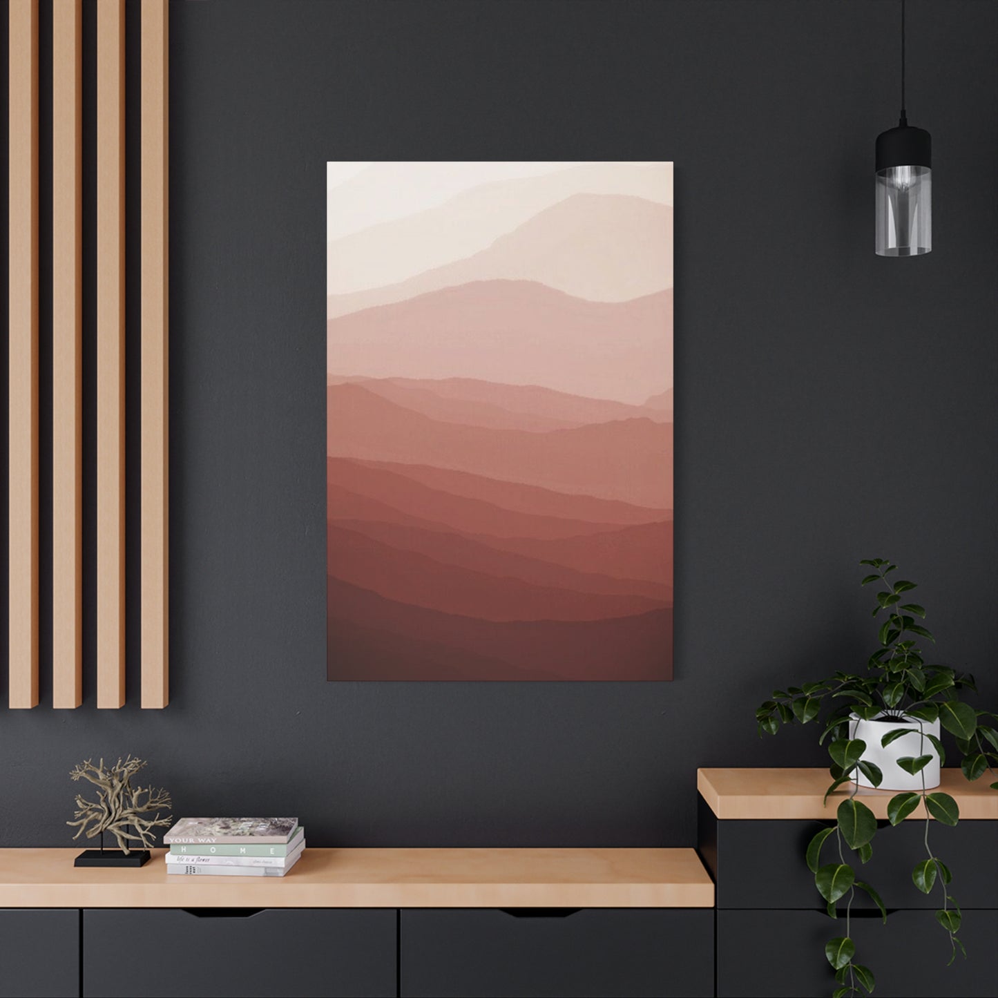 Dawn Mountain Entryway Wall Art & Canvas Prints