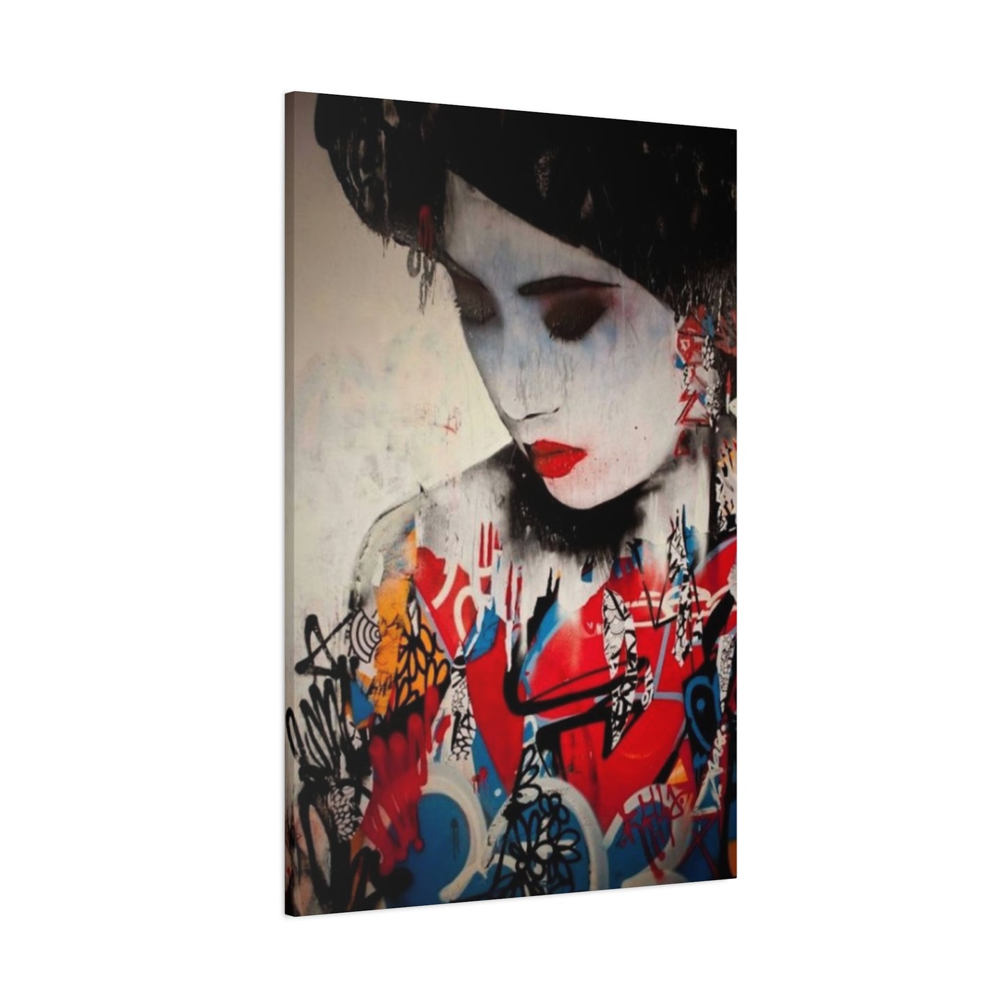 Women Face Abstract Modernism Wall Art & Canvas Prints