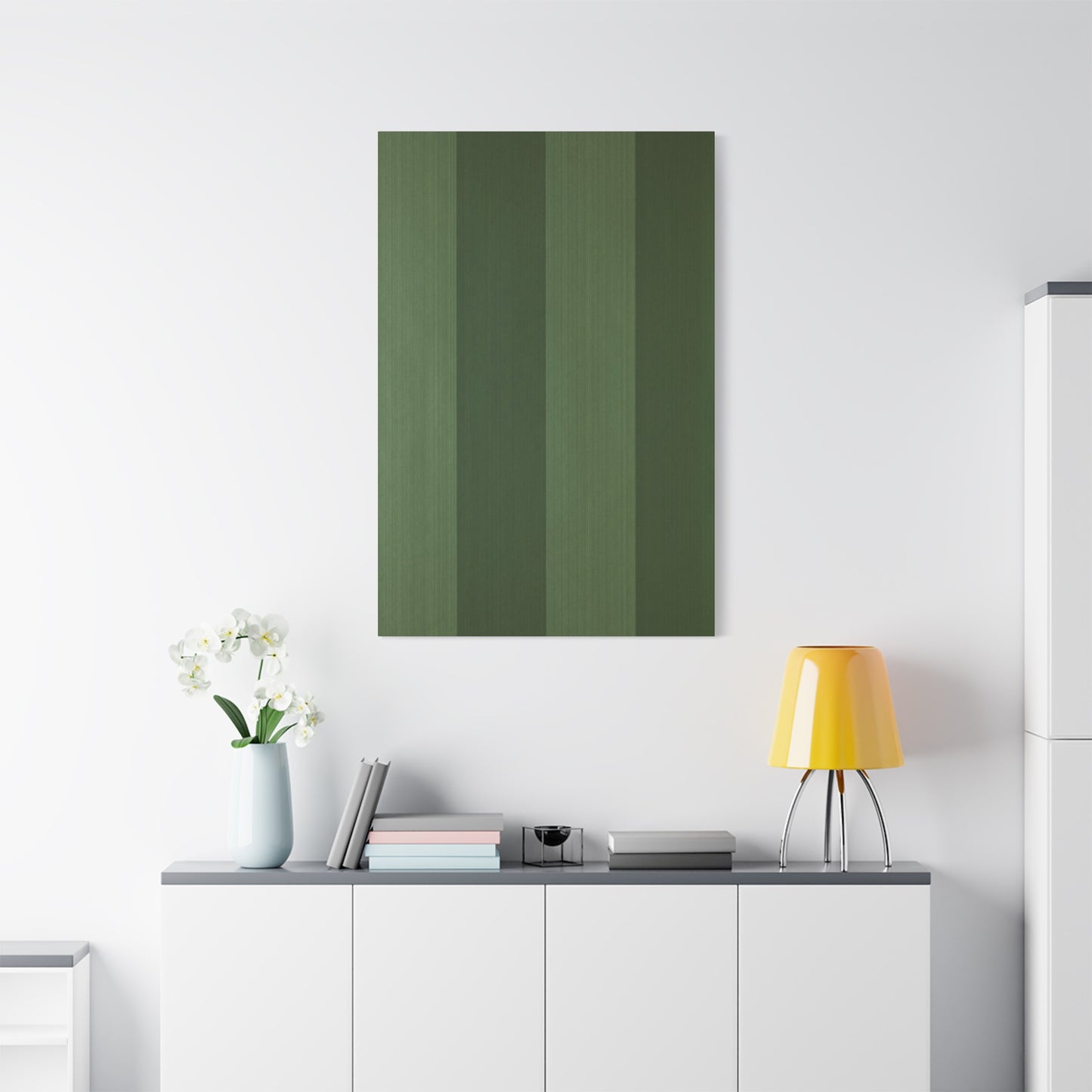 Beautiful Lines Of Olive Green Wall Art & Canvas Prints