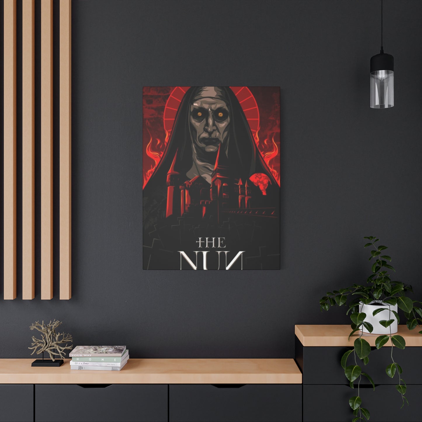 The Nun Horror Movie Poster Wall Art & Canvas Prints