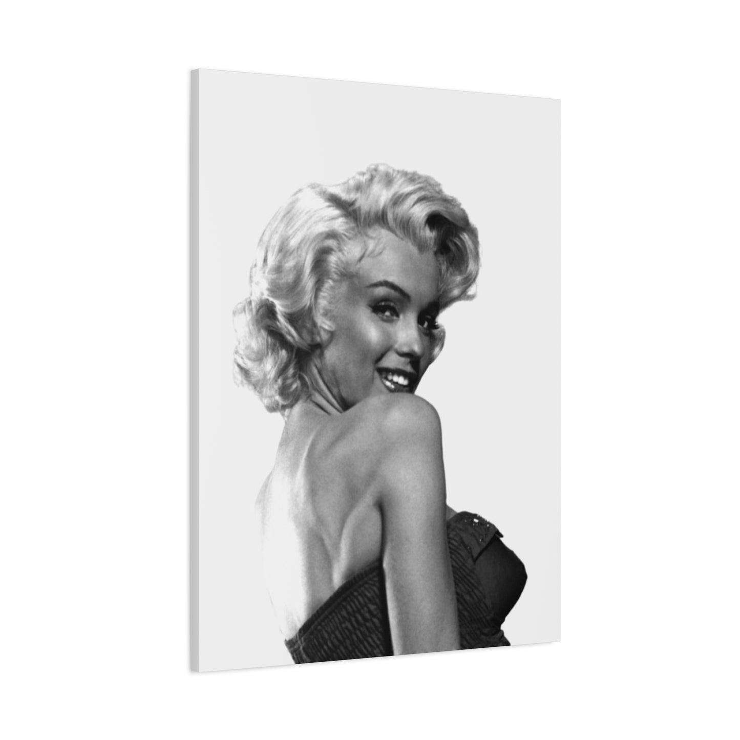 Monochrome Beautiful Marilyn Monroe Candid Wall Art & Canvas Prints