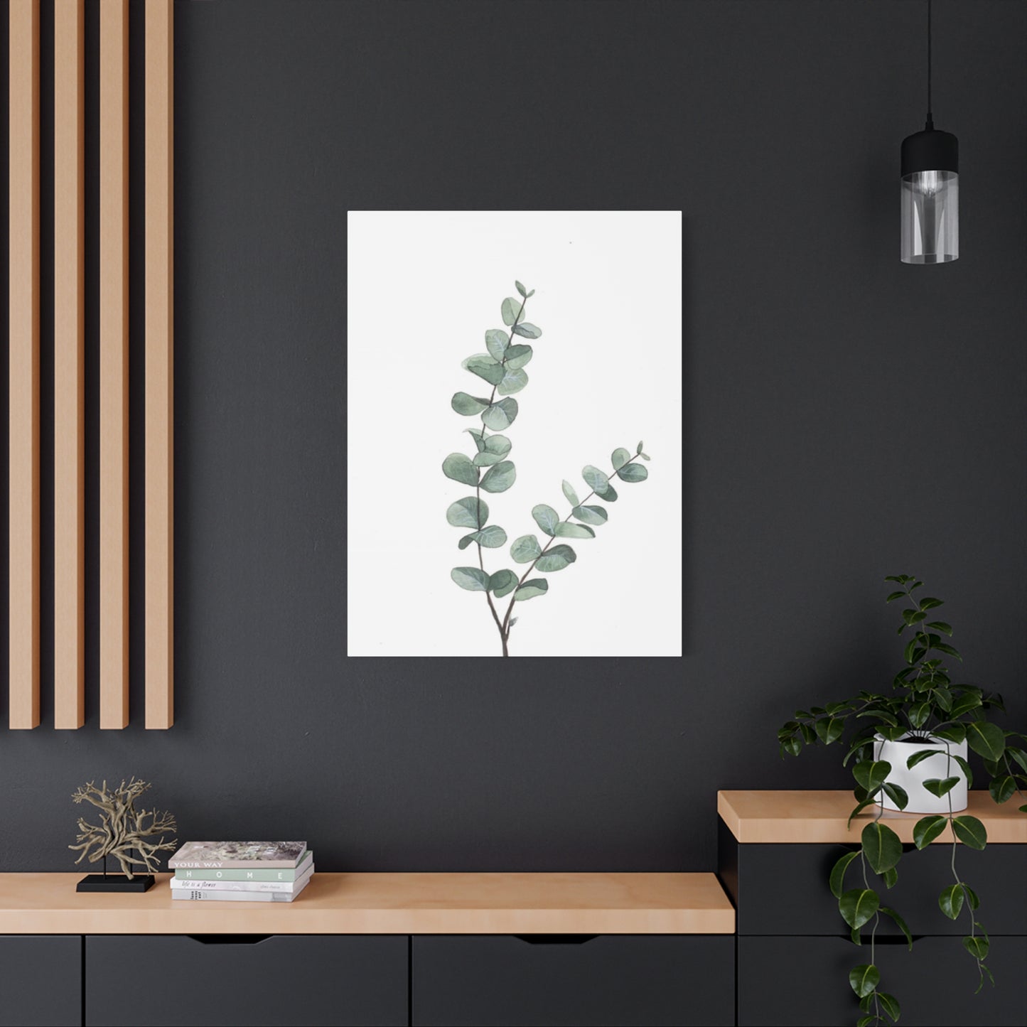 Two Eucalyptus Stem Wall Art & Canvas Prints