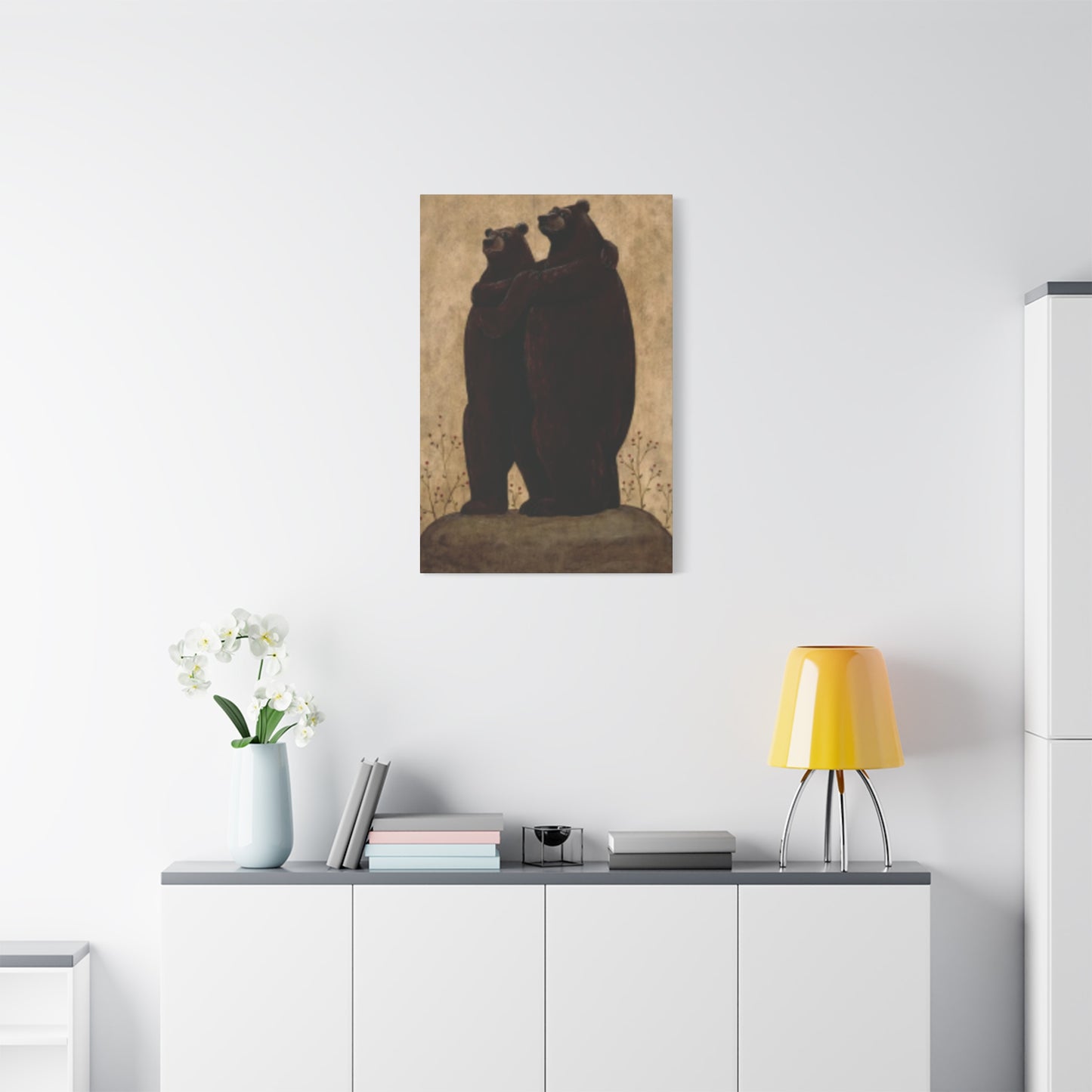 Grizzly Bear Couple Kimble Warren Wall Art & Canvas Prints