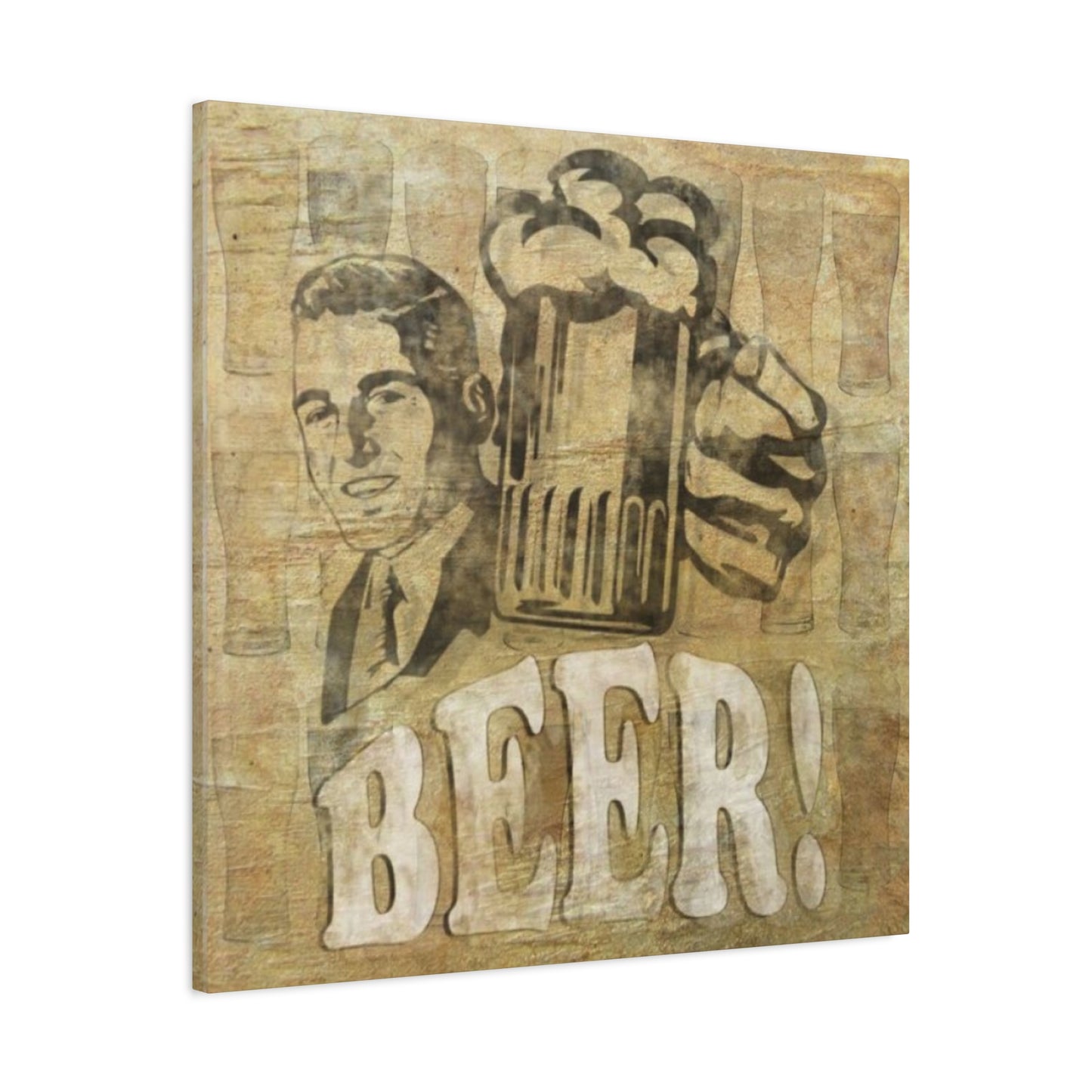 Beer Man Cave Decor Wall Art & Canvas Prints