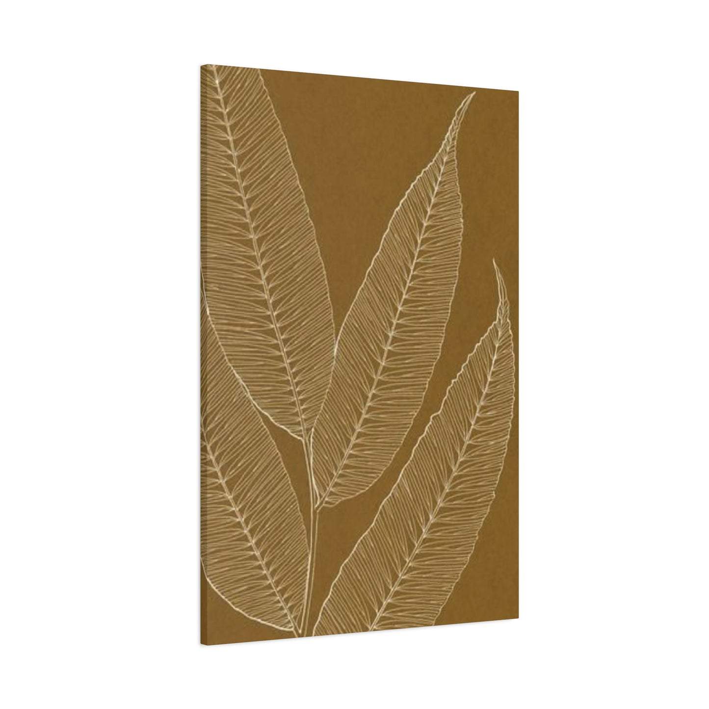 Palm Tree Brown Leaves Wall Art & Canvas Prints