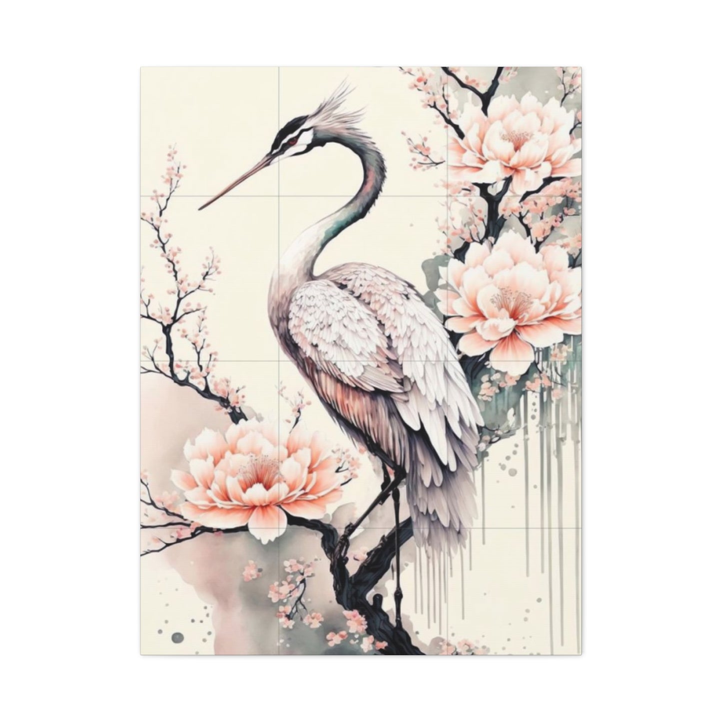 Pink Heron Wall Art & Canvas Prints