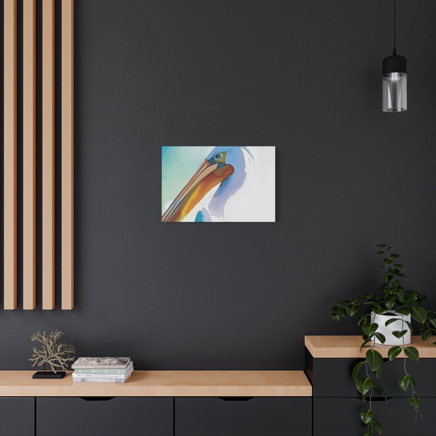 Pelican Colorful Painting Wall Art & Canvas Prints