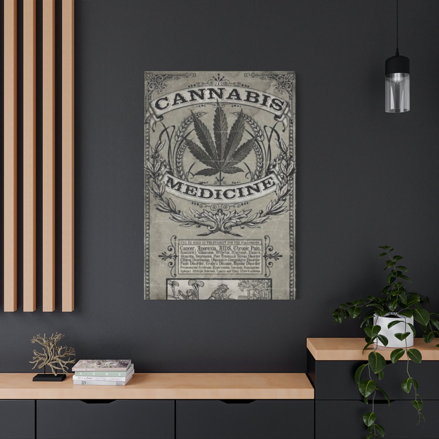 Cannabis Poster Marijuana Wall Art & Canvas Prints