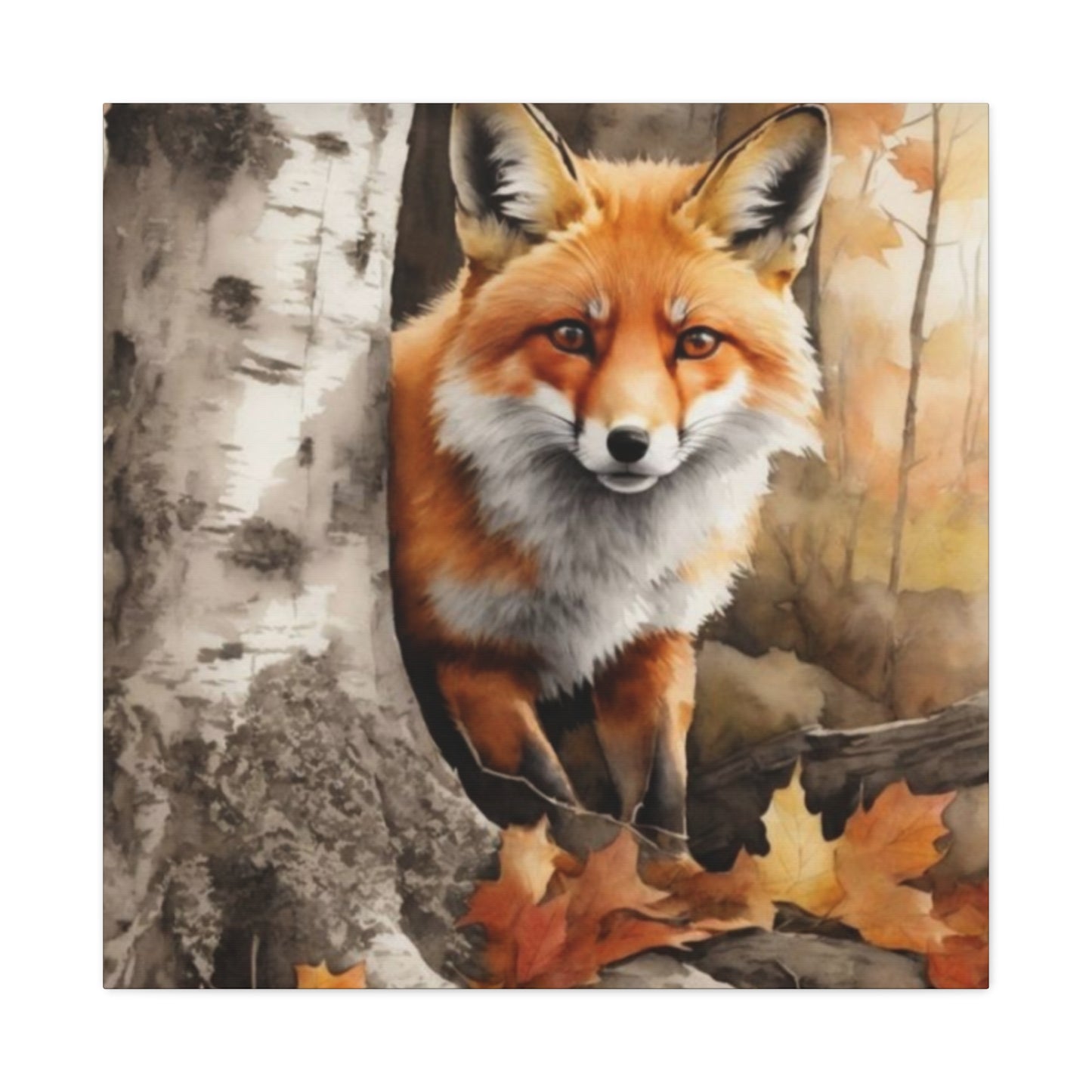 Little Baby Fox Wall Art & Canvas Prints