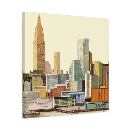 Birdview NYC Skyline Wall Art & Canvas Prints