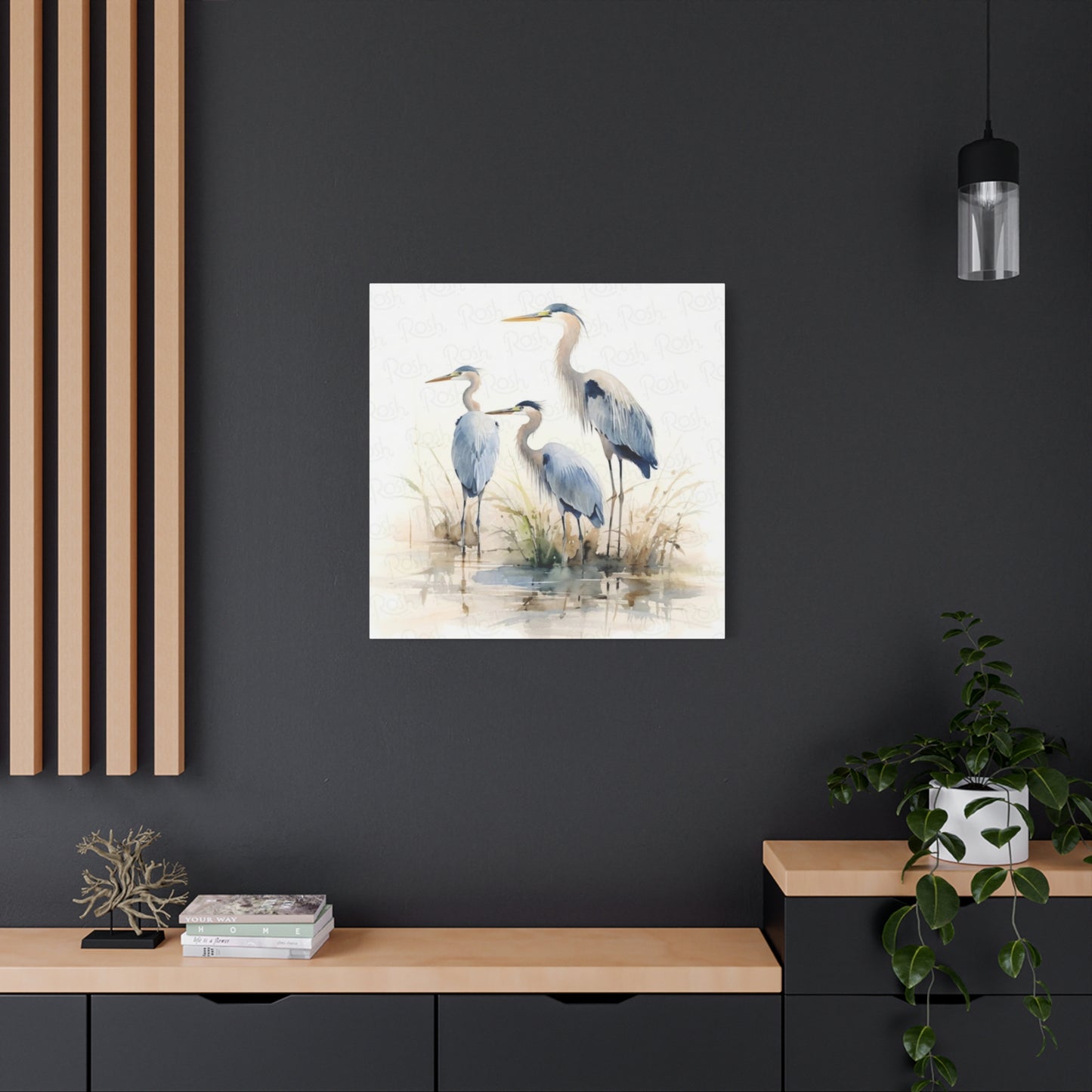 Three Herons Wall Art & Canvas Prints