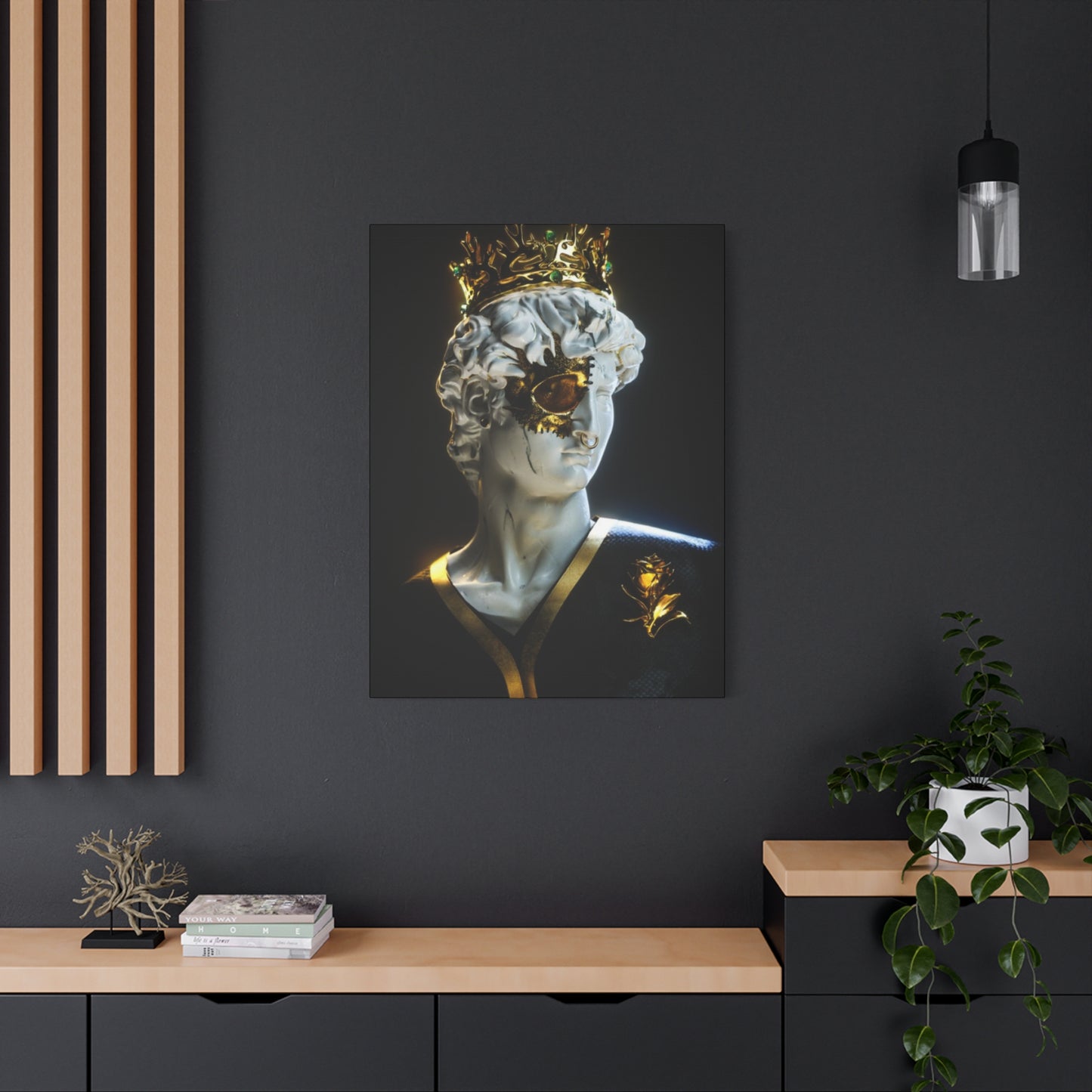 Golden Crown Wall Art & Canvas Prints