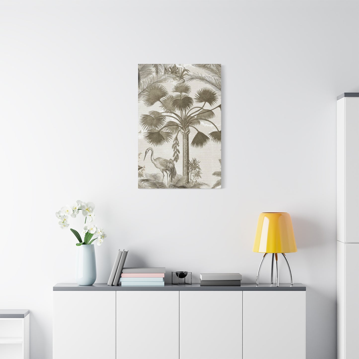 Palm Tree & Animals In Wildlife Wall Art & Canvas Prints