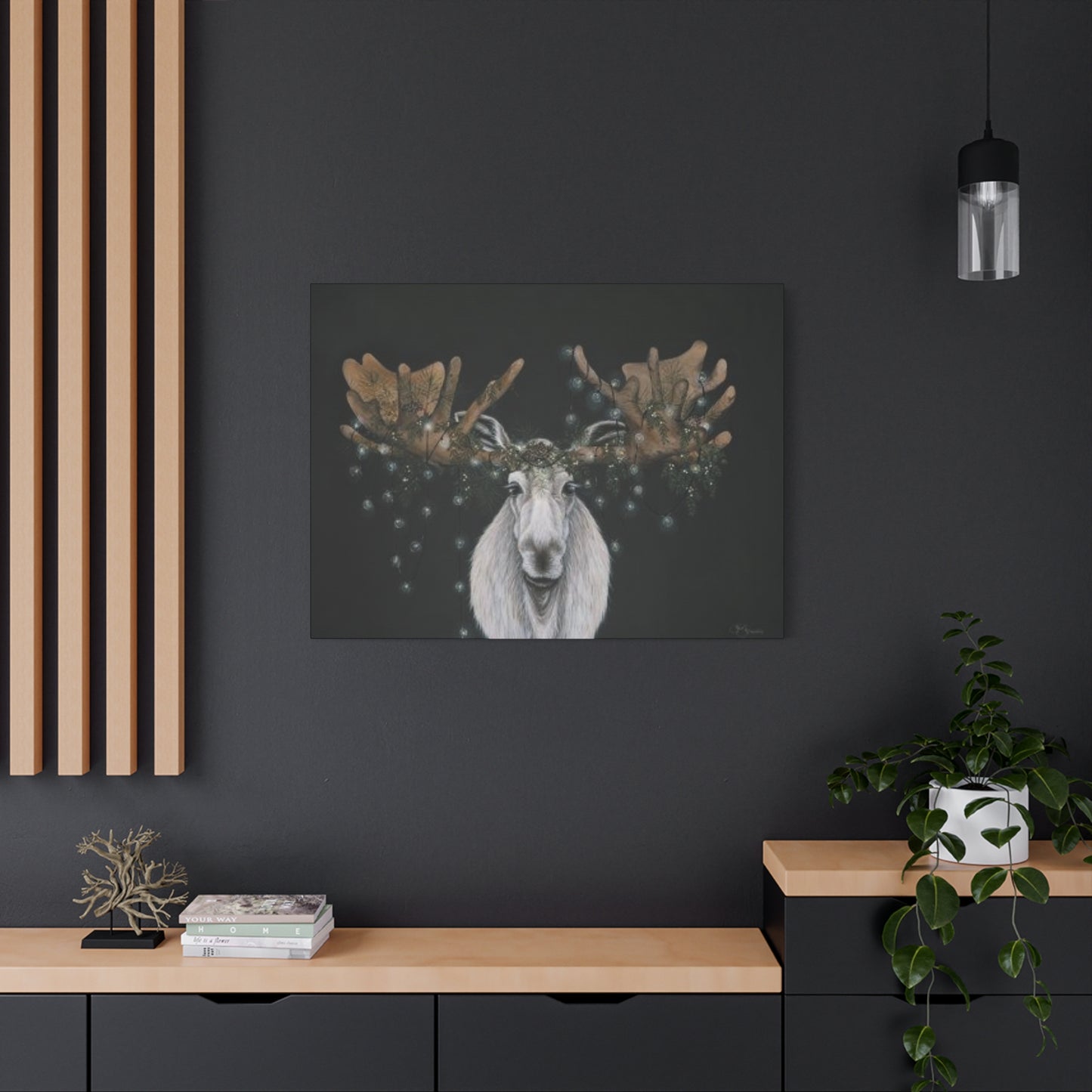 Reindeer Decorated Wall Art & Canvas Prints