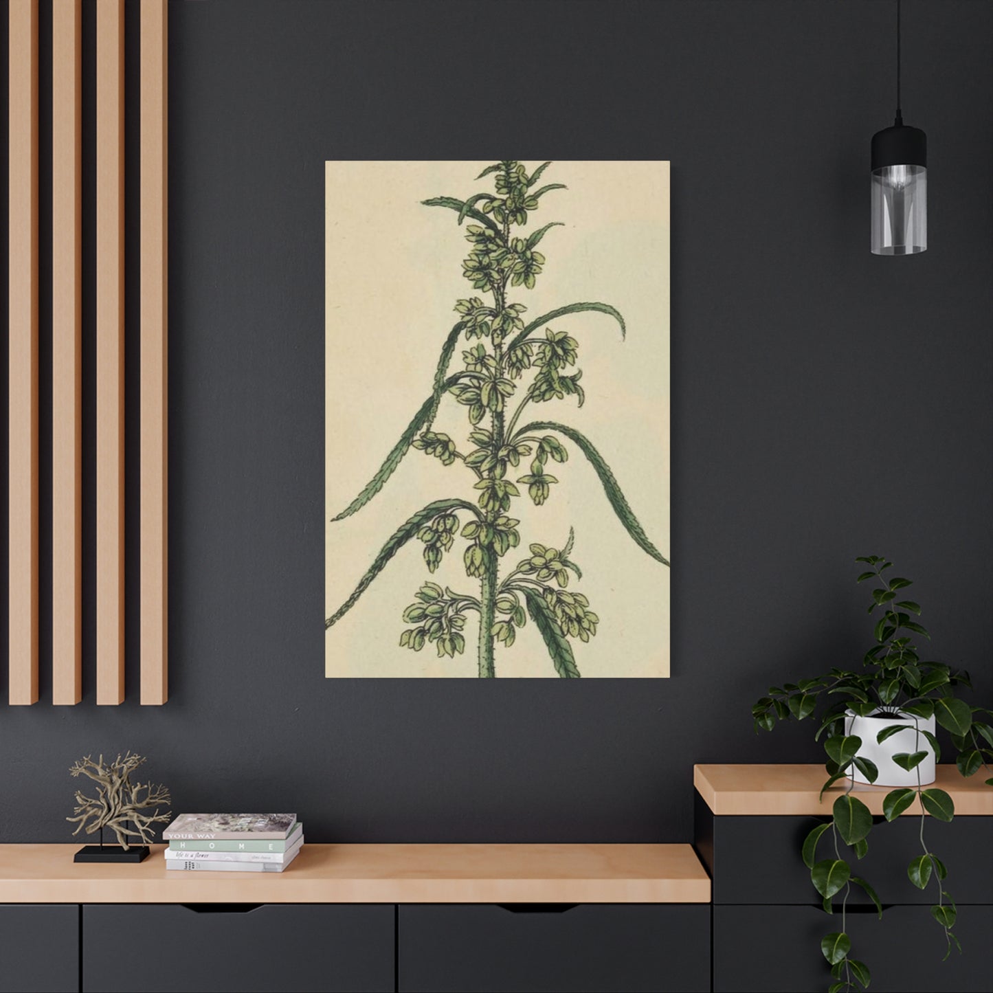 Plant Of Marijuana Wall Art & Canvas Prints