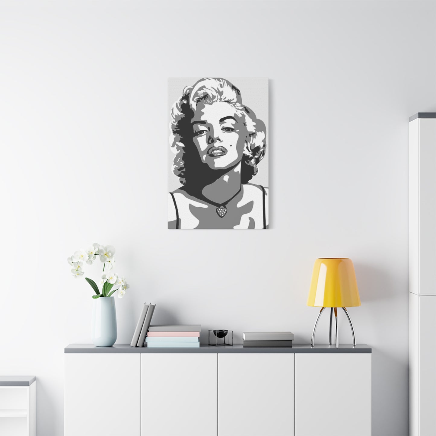 Beautiful Marilyn Monroe Candid Drawing Wall Art & Canvas Prints