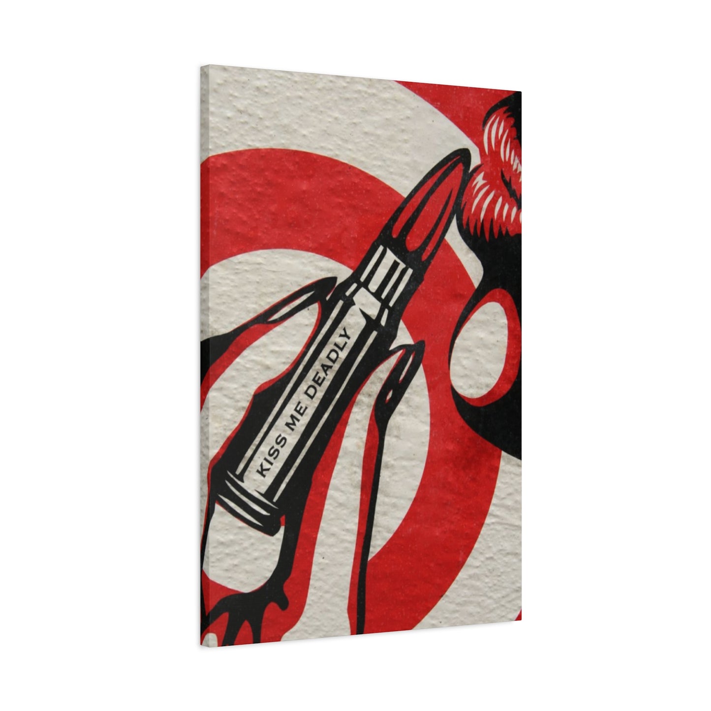 Kiss Me Deadly Lips Wall Art & Canvas Prints