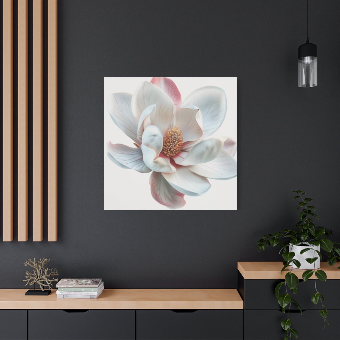 Pink Magnolia Flower Wall Art & Canvas Prints