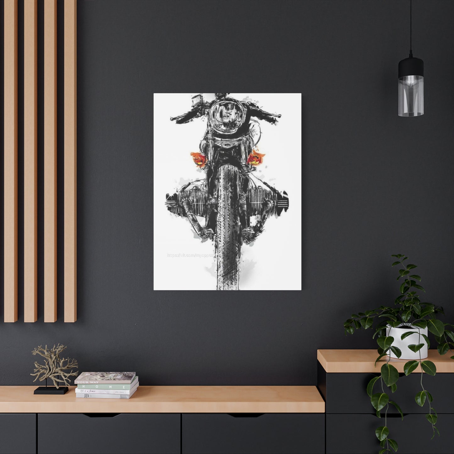 Boxer Engine Bike Poster Motorcycle Wall Art & Canvas Prints