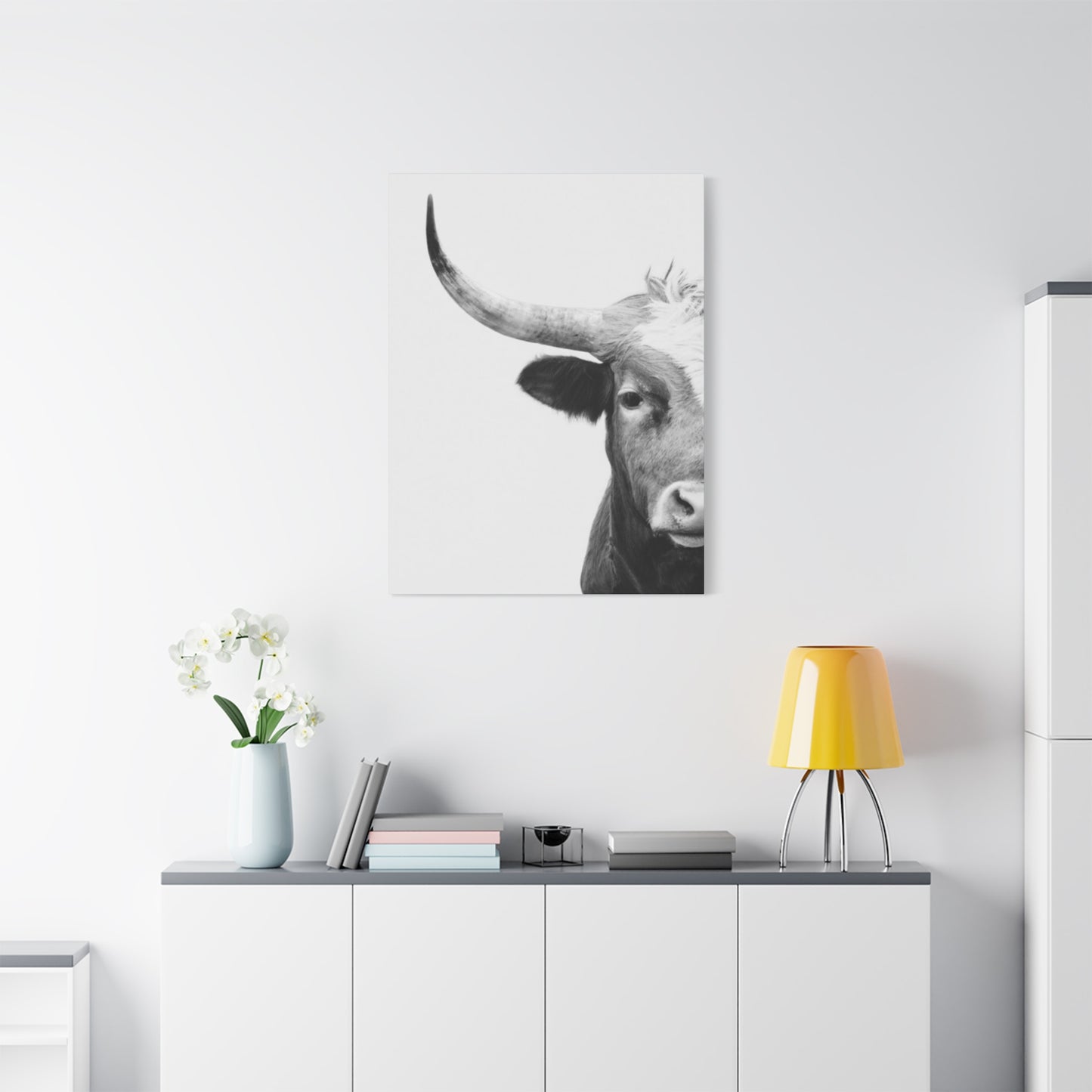 Bull Longhorn Photography Wall Art & Canvas Prints