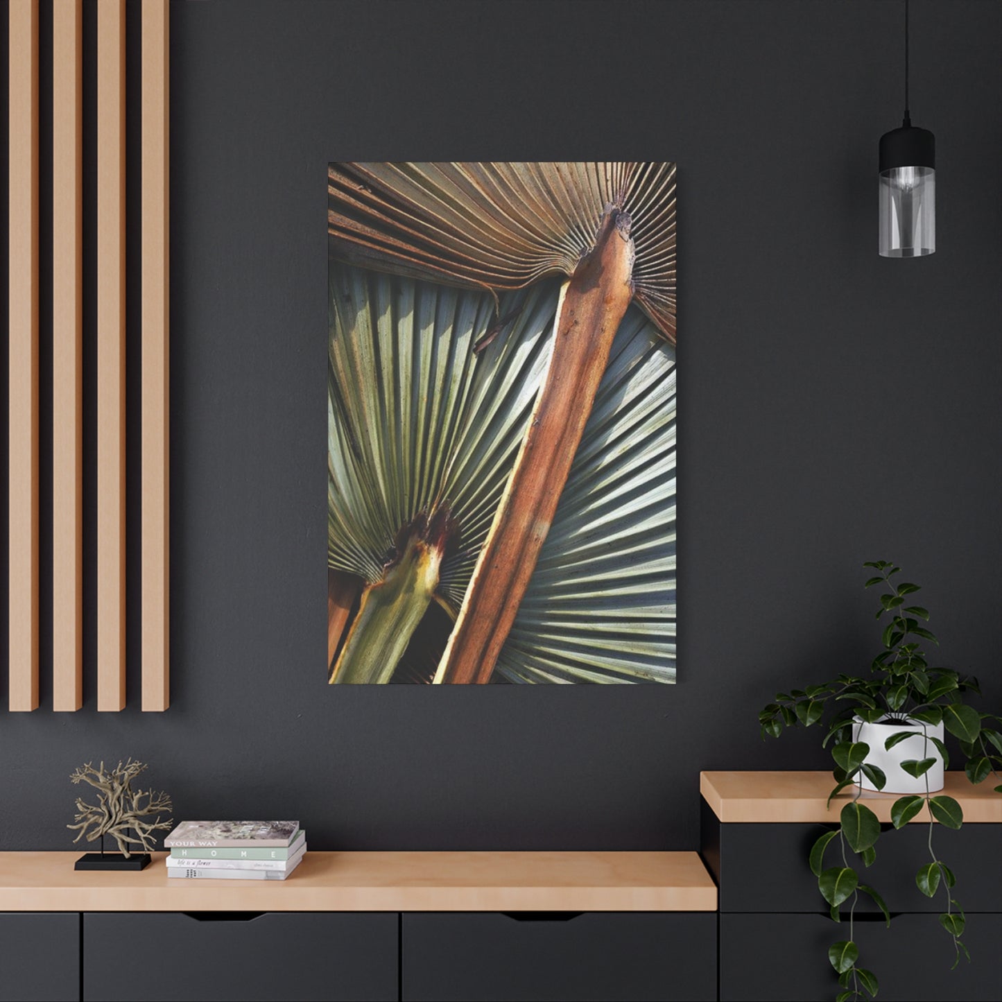 Palm Tree Leaves Close Up Wall Art & Canvas Prints