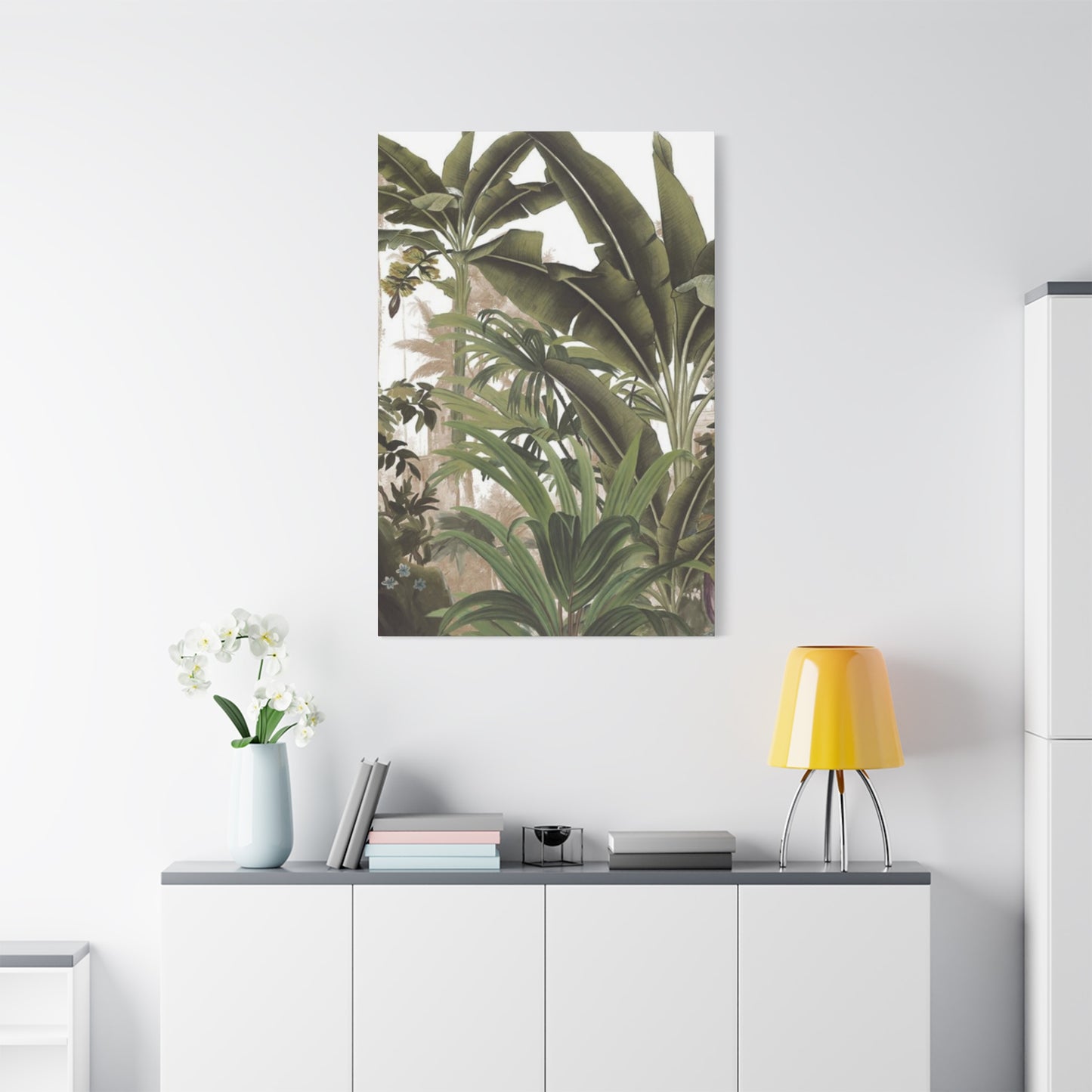 Palm Tree In Forest Wall Art & Canvas Prints