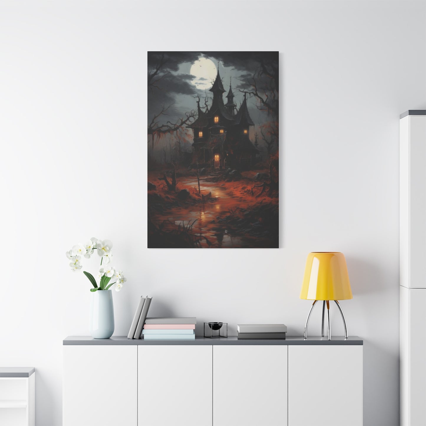 Halloween Home Painting Wall Art & Canvas Prints