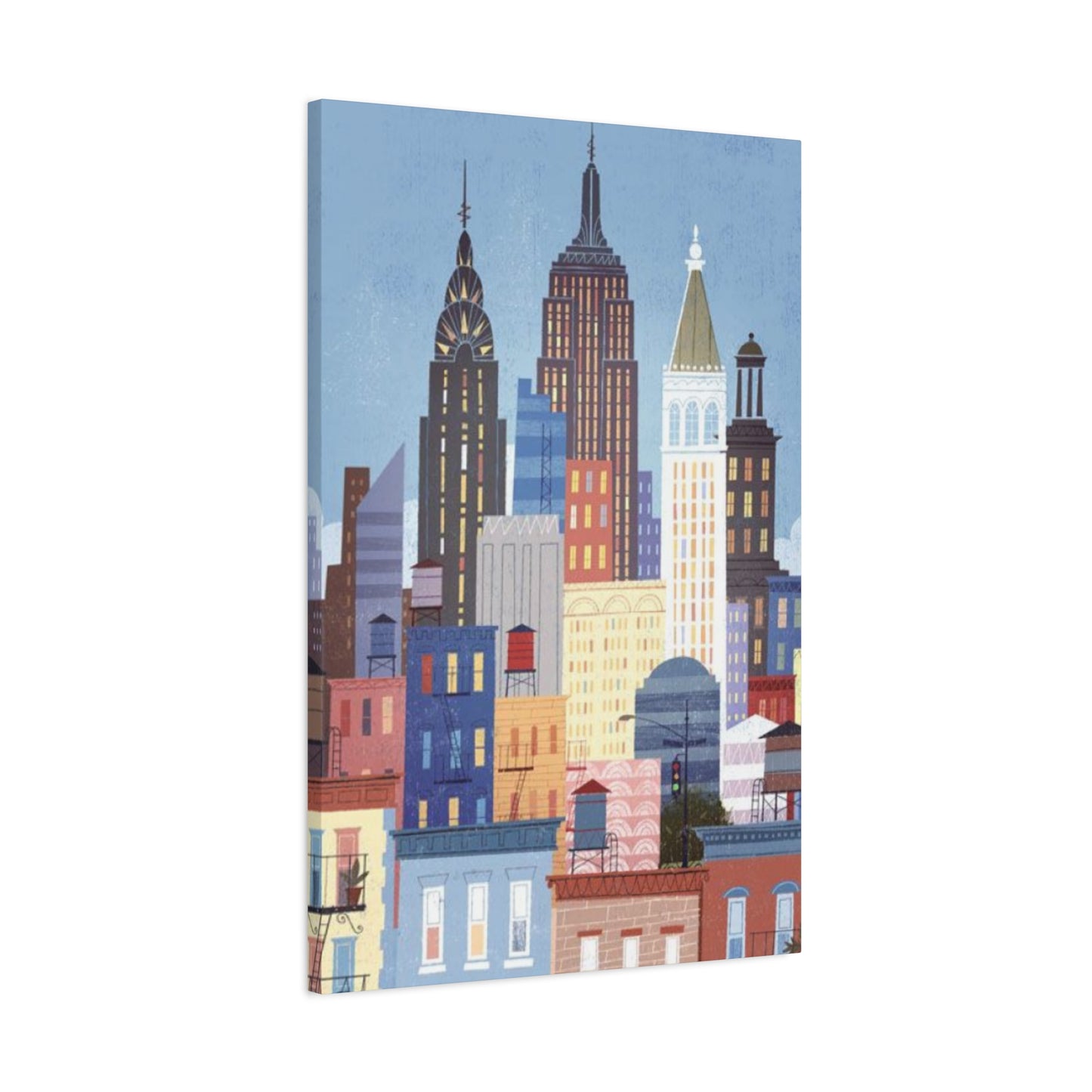 Manhattan Poster New York City Skyline Wall Art & Canvas Prints