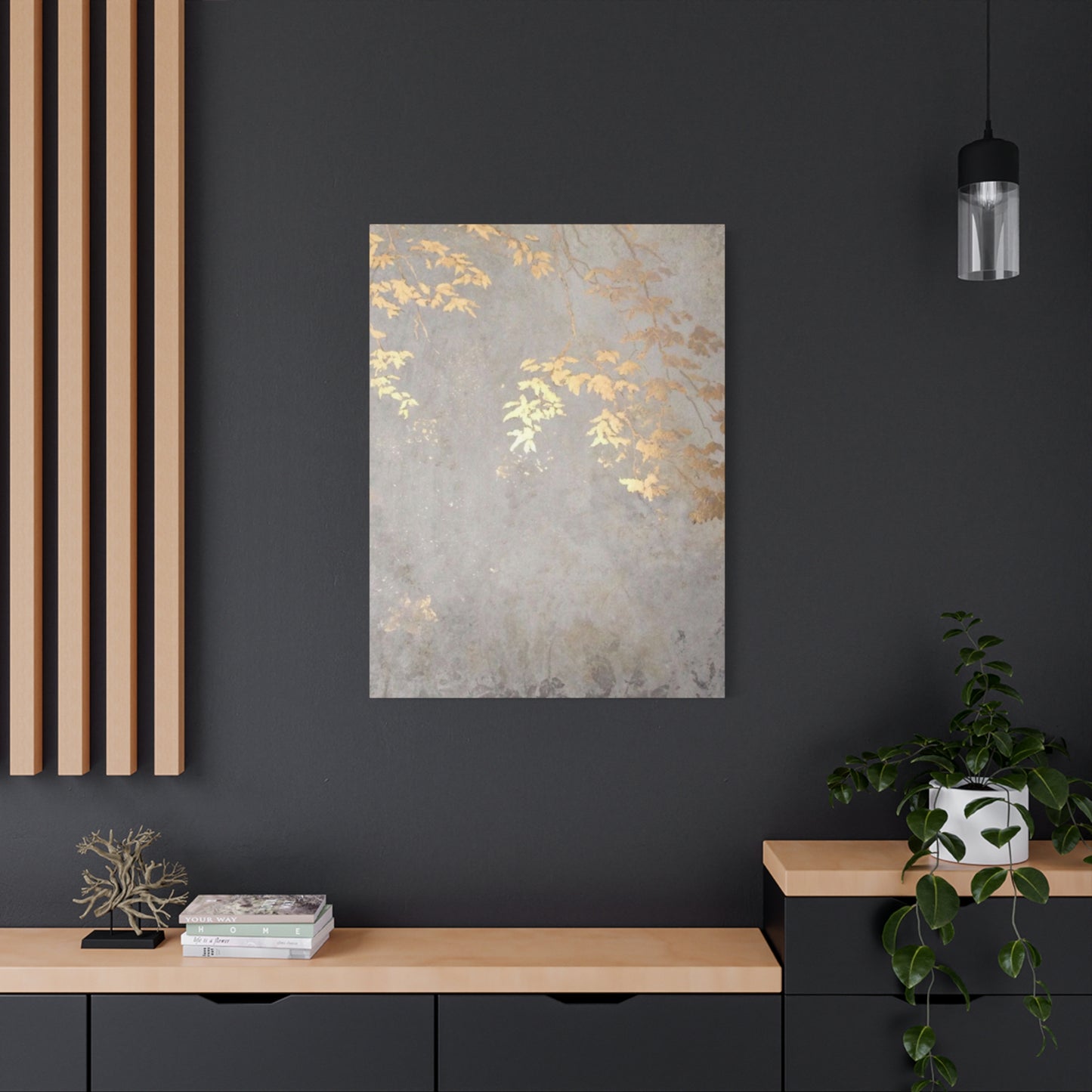 Golden Abstract Wall Art & Canvas Prints