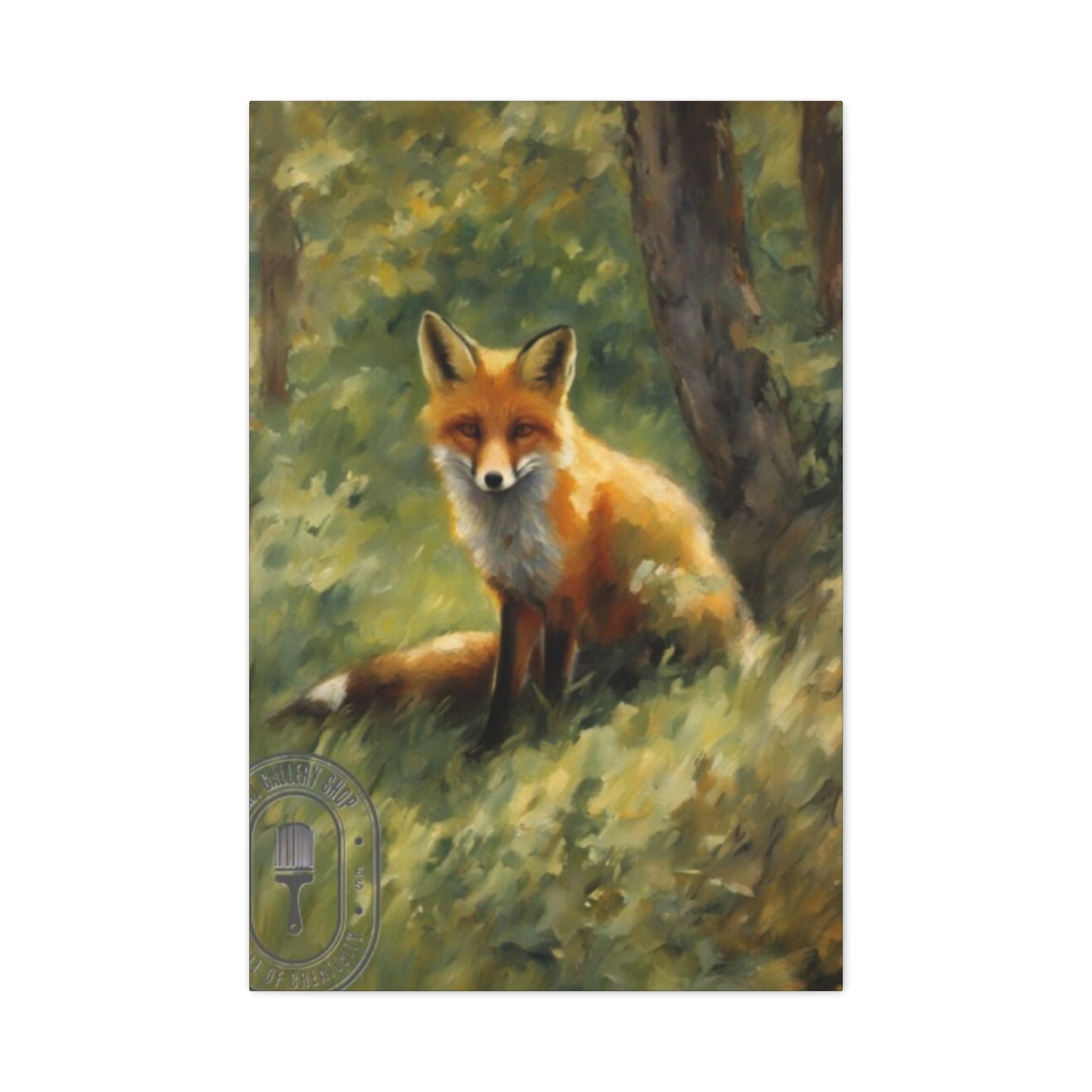 The Abstract Red Fox Portrait Wall Art & Canvas Prints