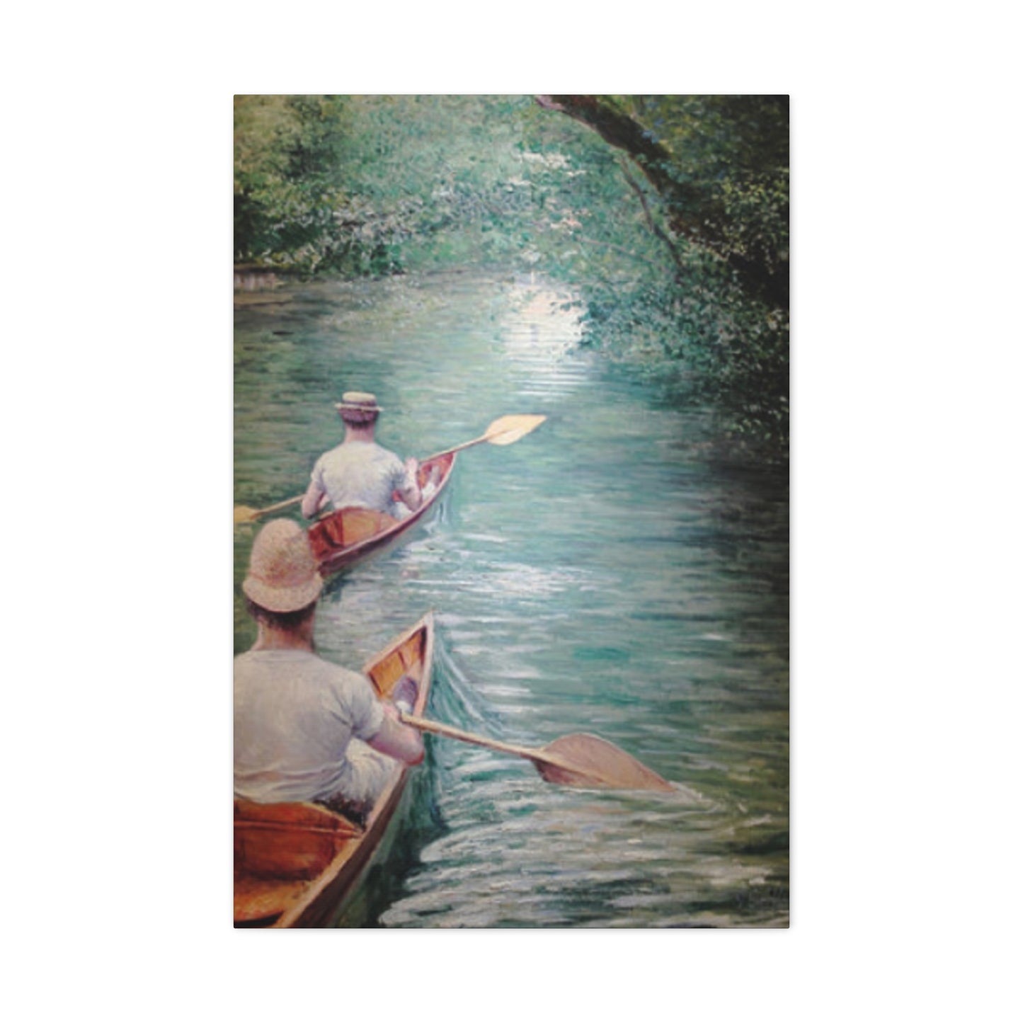 Gustav Kayaking Painting Wall Art & Canvas Prints