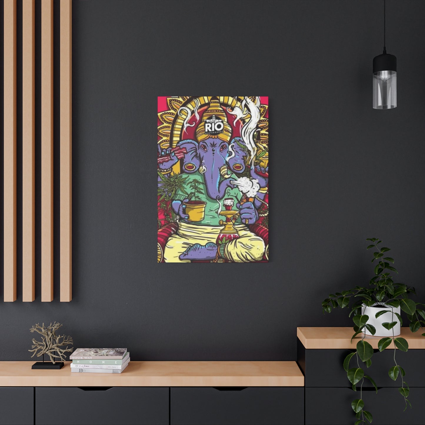 Hukkah Poster Marijuana Wall Art & Canvas Prints