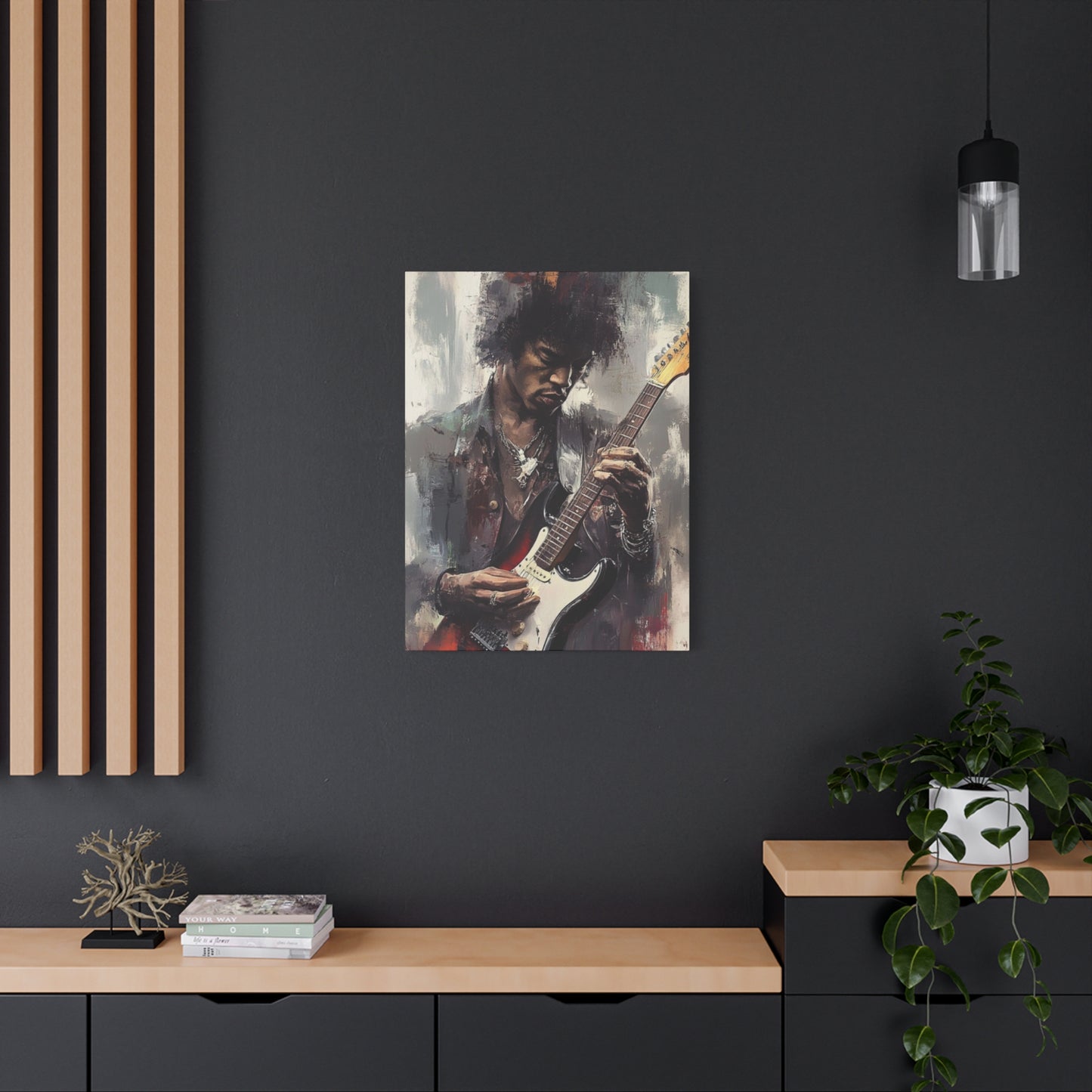 Jimi Hendrix Playing Guitar Wall Art & Canvas Prints