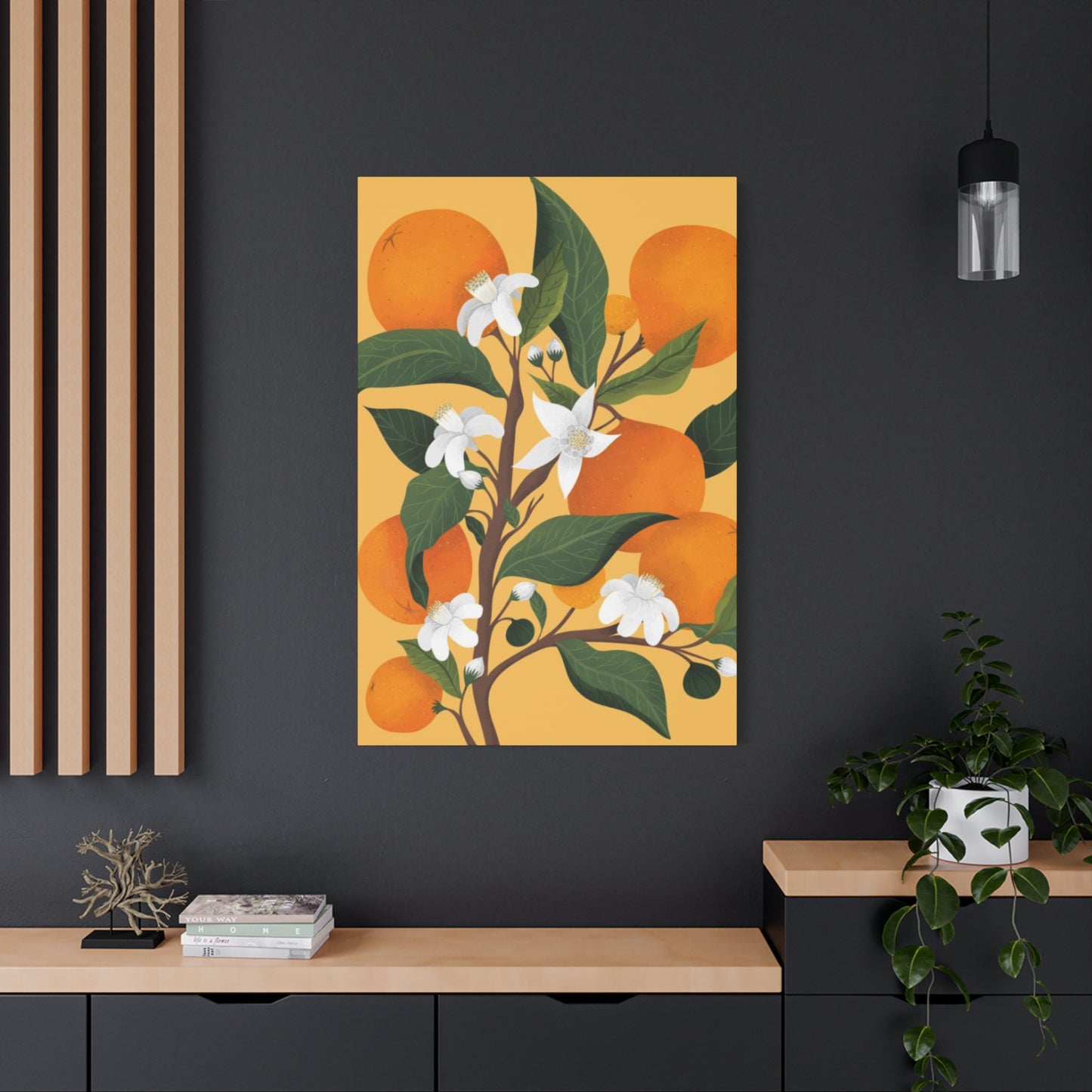 Orange Stem Wall Art & Canvas Prints