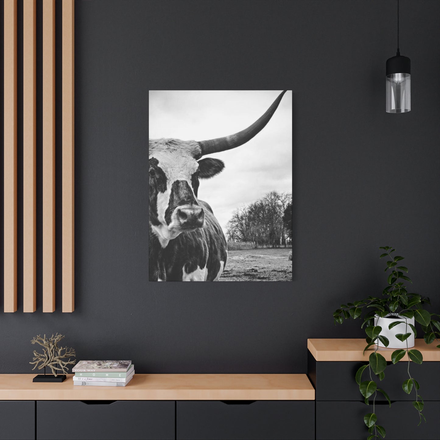 Wild Buffalo Longhorn Photos Wall Art & Canvas Prints