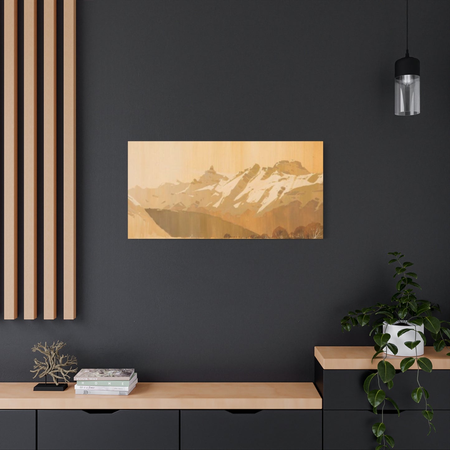 Sepia Tone Mountain Panoramas Wall Art & Canvas Prints