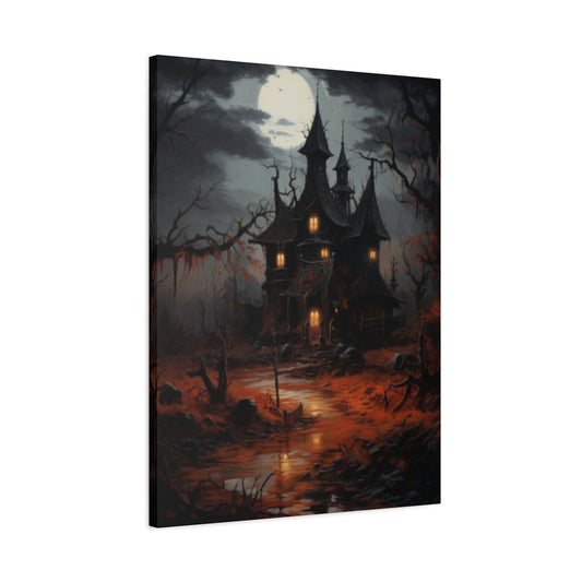 Halloween Home Painting Wall Art & Canvas Prints