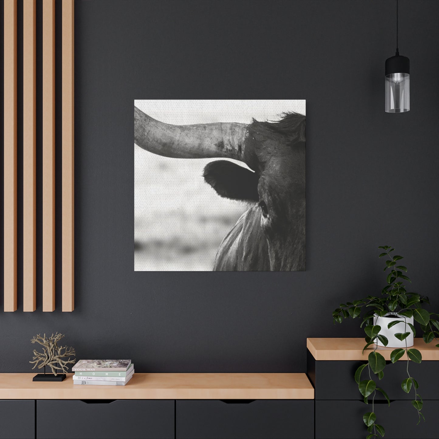 Close Up Of Long Horn Wall Art & Canvas Prints