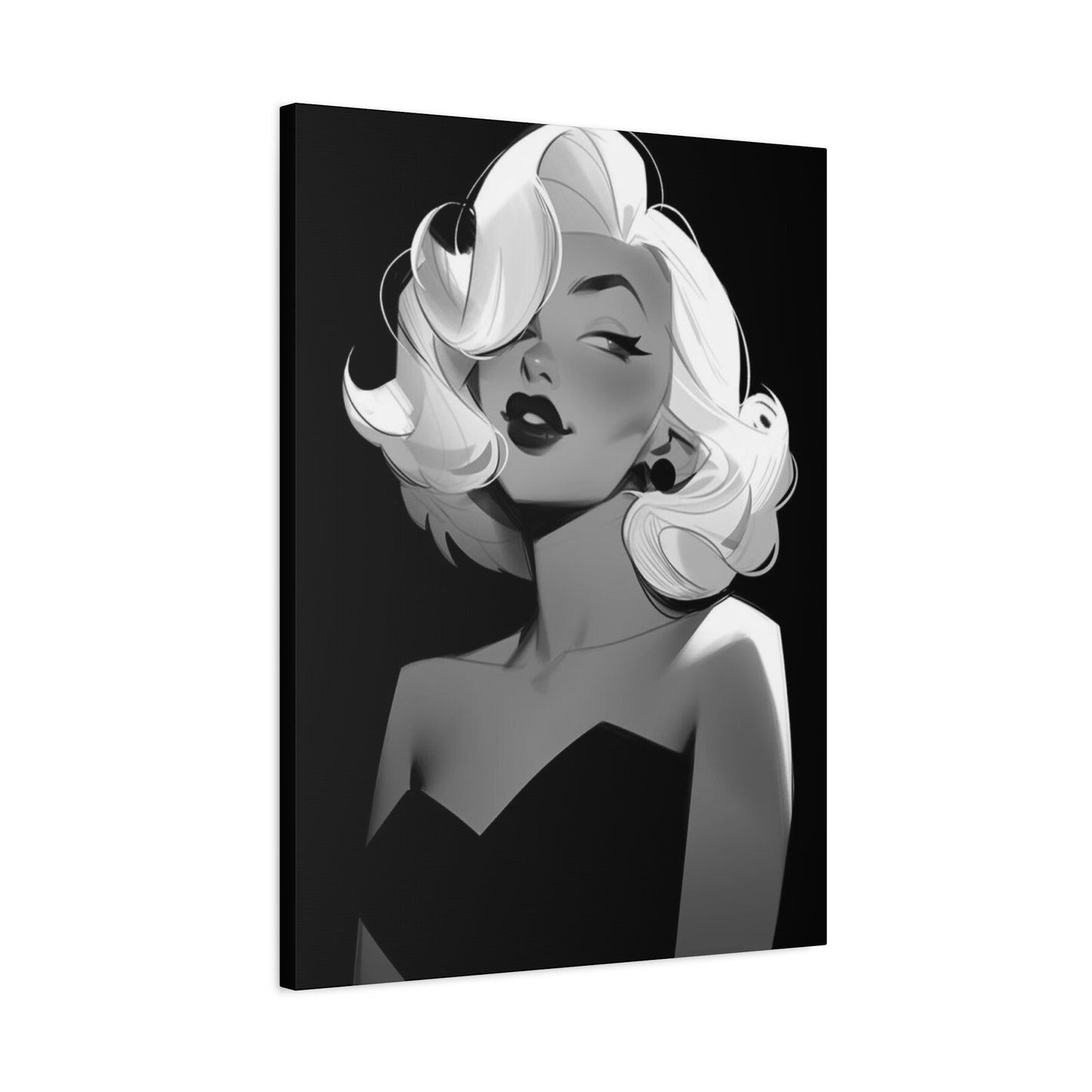 Beautiful Marilyn Monroe Cartoon Wall Art & Canvas Prints