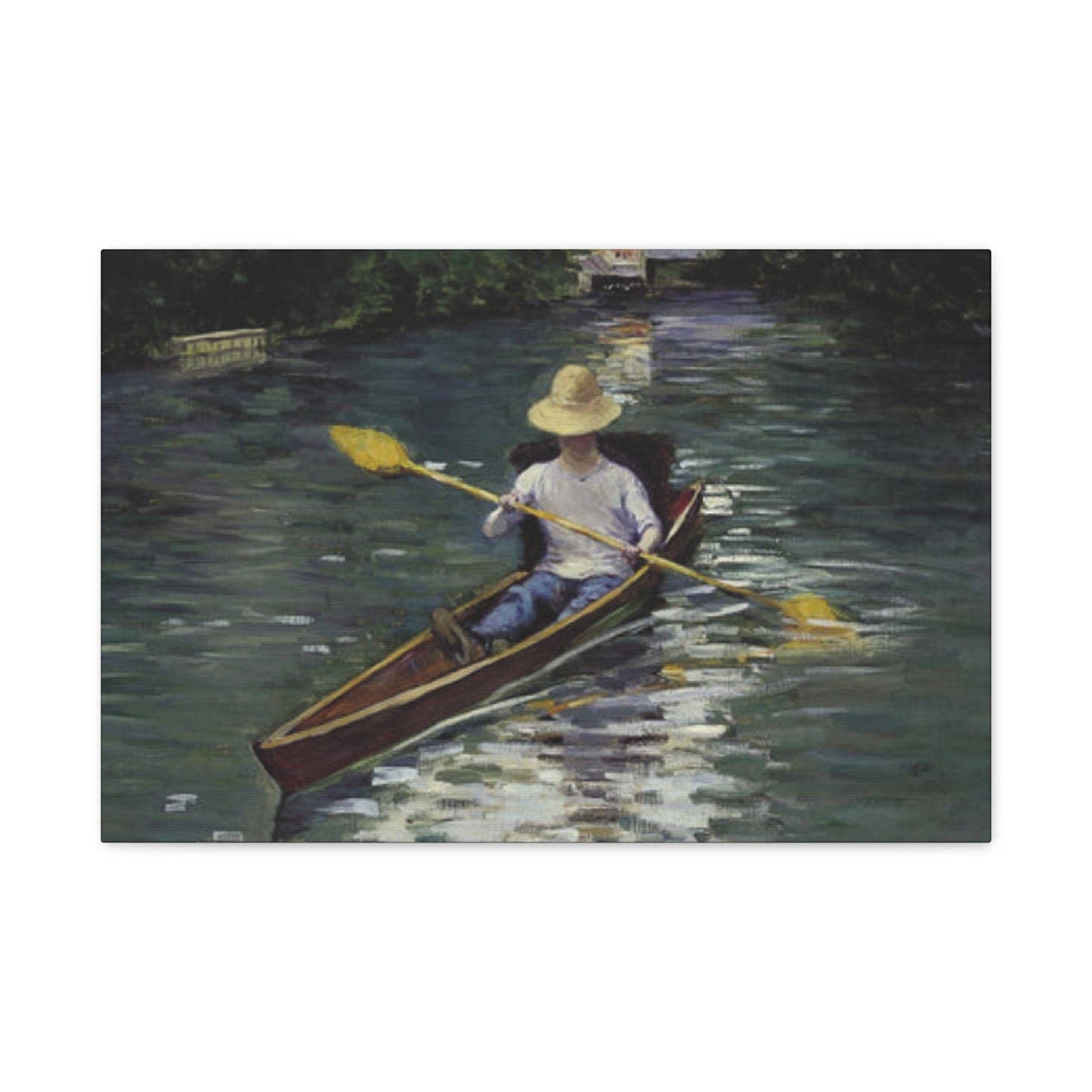 Gustav Kayaking Painting Wall Art & Canvas Prints