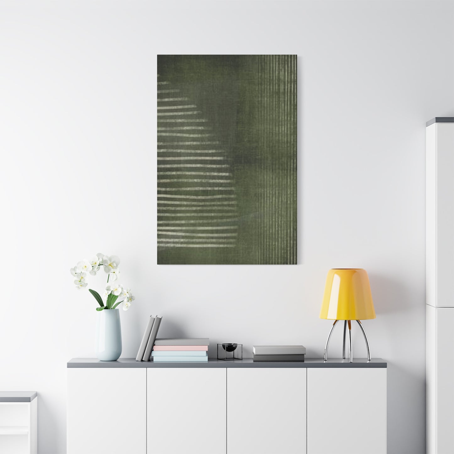 Beautiful Olive Green Pattern Poster Wall Art & Canvas Prints