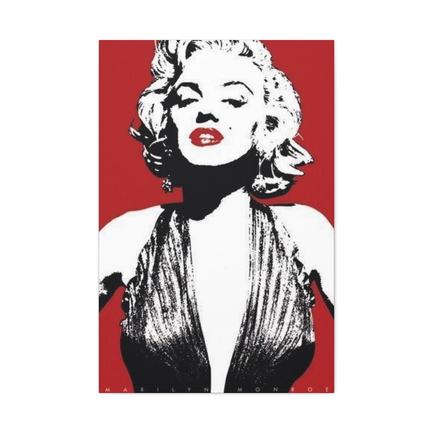 Red Poster Marilyn Monroe Wall Art & Canvas Prints