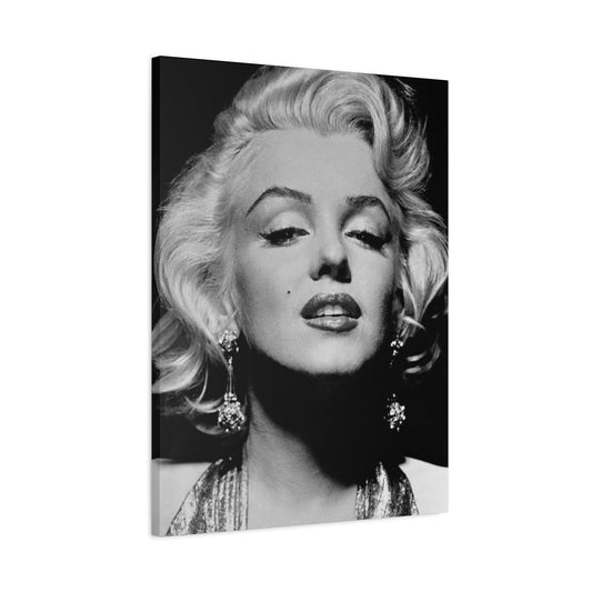 Copy of Monochrome Beautiful Marilyn Monroe Photo Wall Art & Canvas Prints