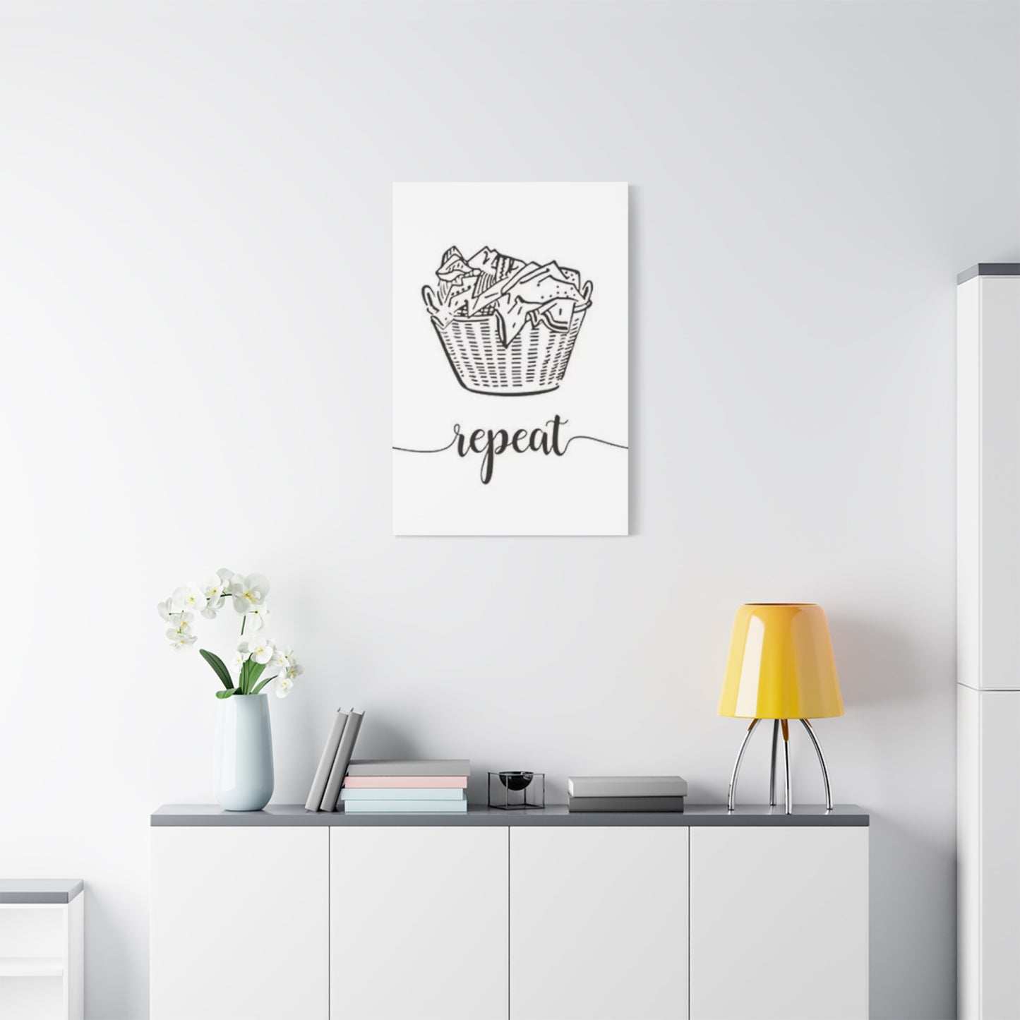 Repeat Poster Laundry Wall Art & Canvas Prints