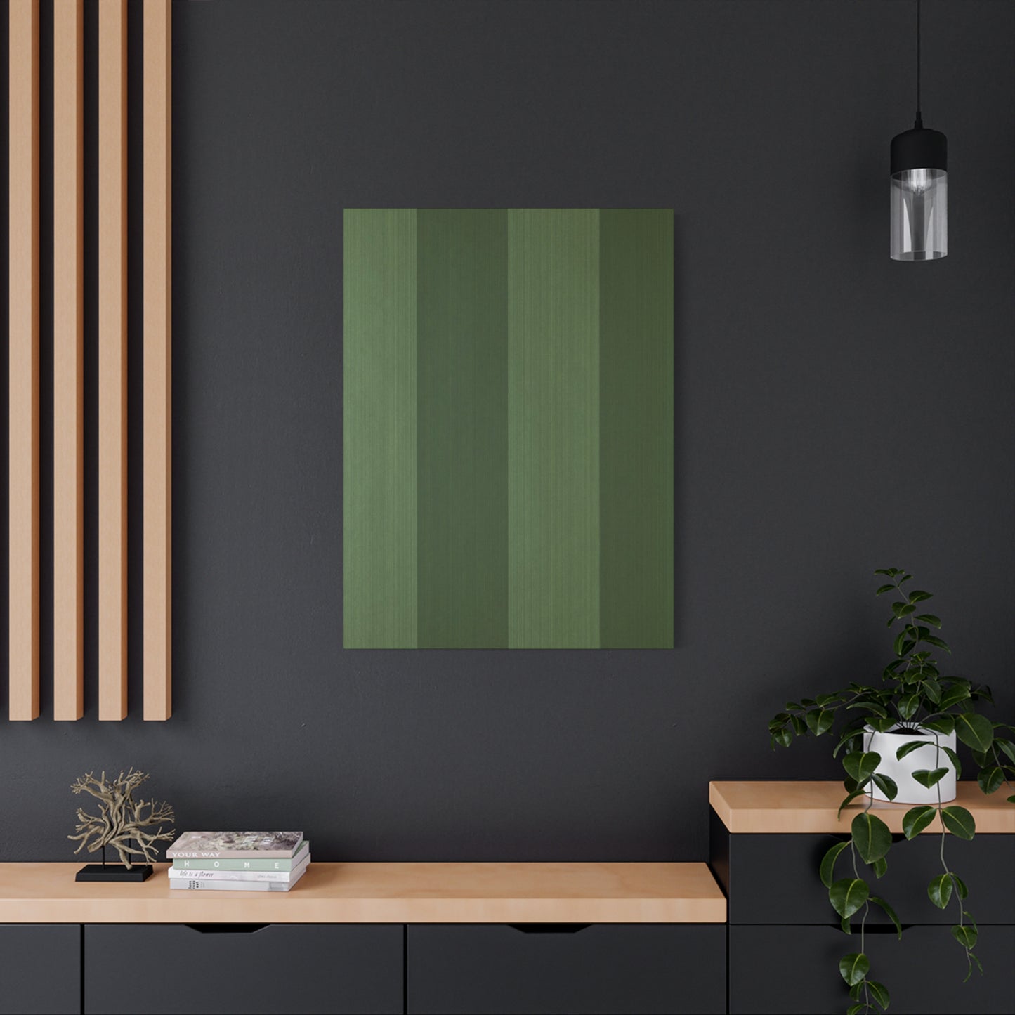 Beautiful Lines Of Olive Green Wall Art & Canvas Prints