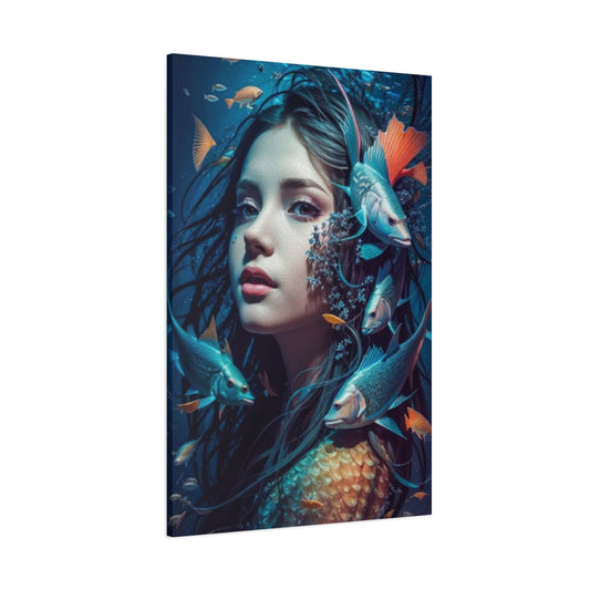 Aqua Woman Wall Art & Canvas Prints