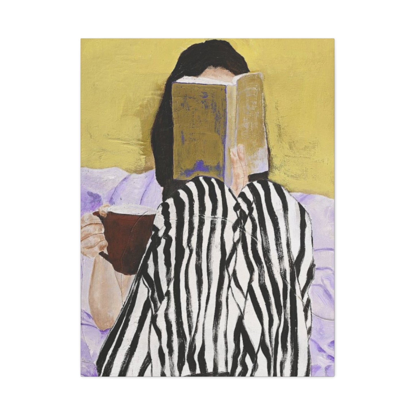 Women Reading Book Modernism Wall Art & Canvas Prints