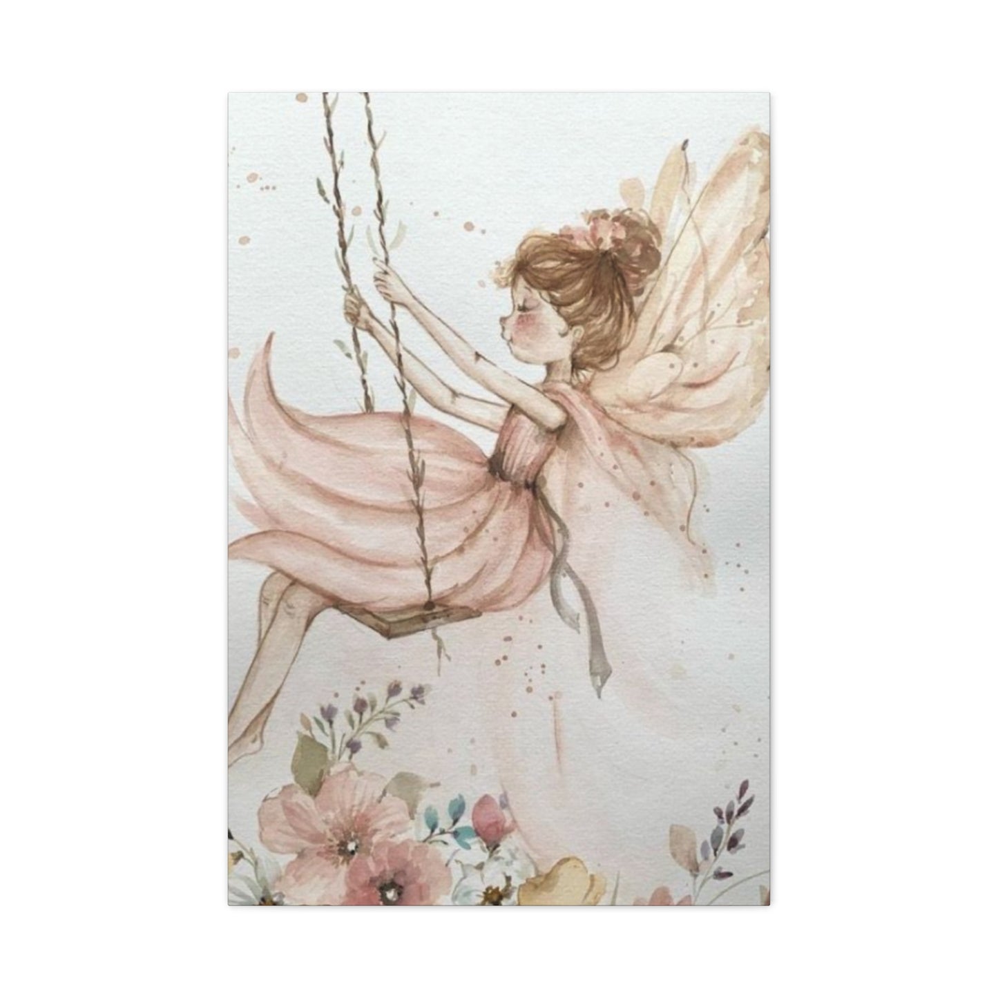 Girl Swing Fairies Wall Art & Canvas Prints