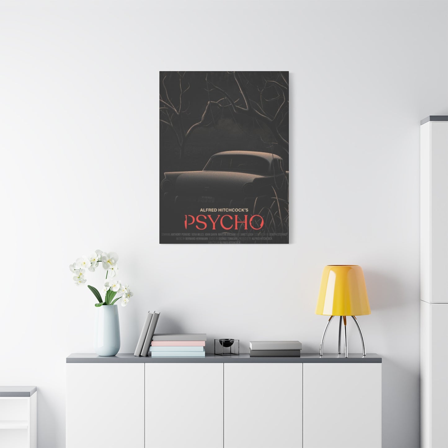 Psycho Horror Movie Poster Wall Art & Canvas Prints